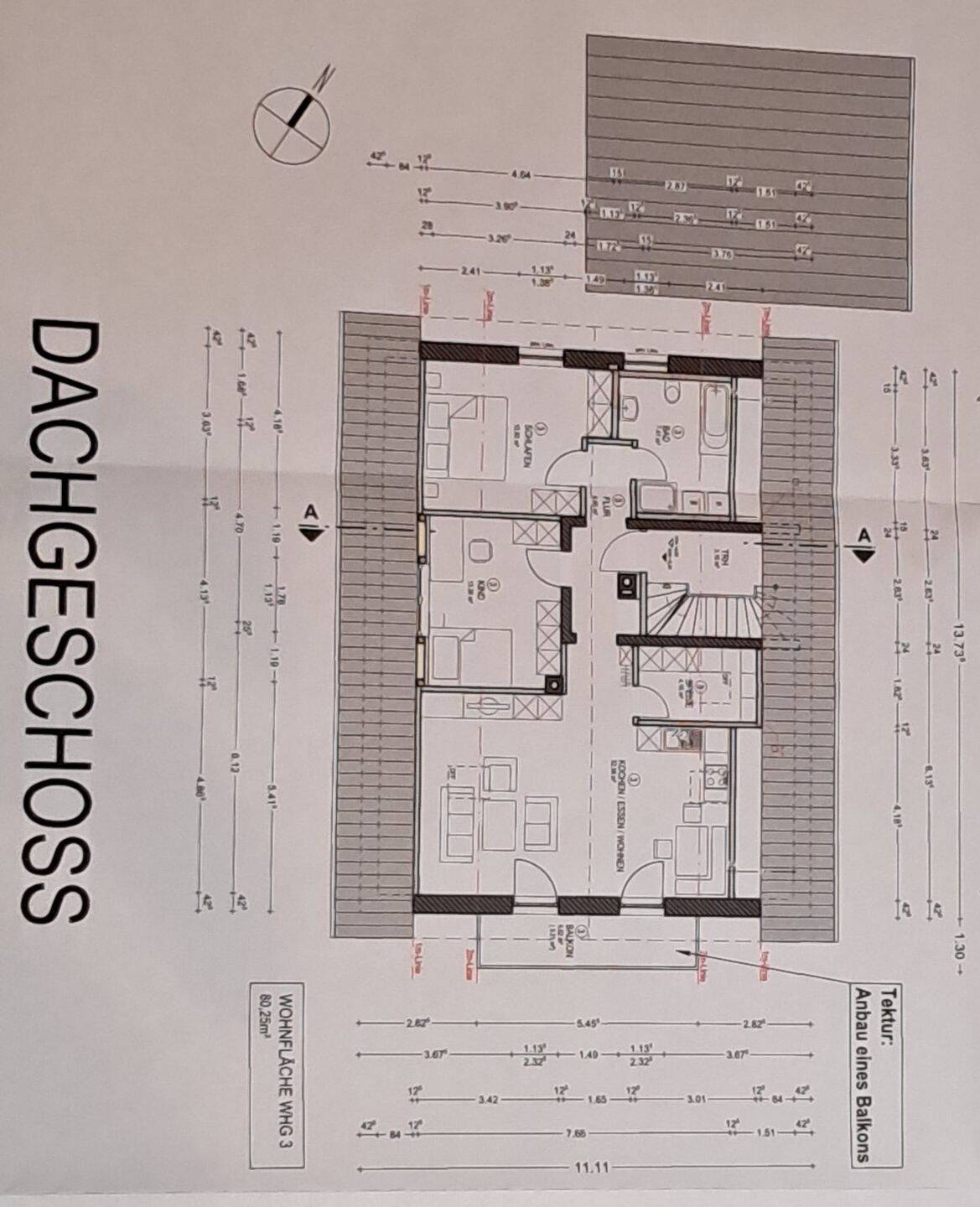 Traumwohnung über den Dächern von Regenstauf: Helle, moderne 3-Zimmer-Dachgeschosswohnung mit Schloßbergblick!, 93128 Regenstauf