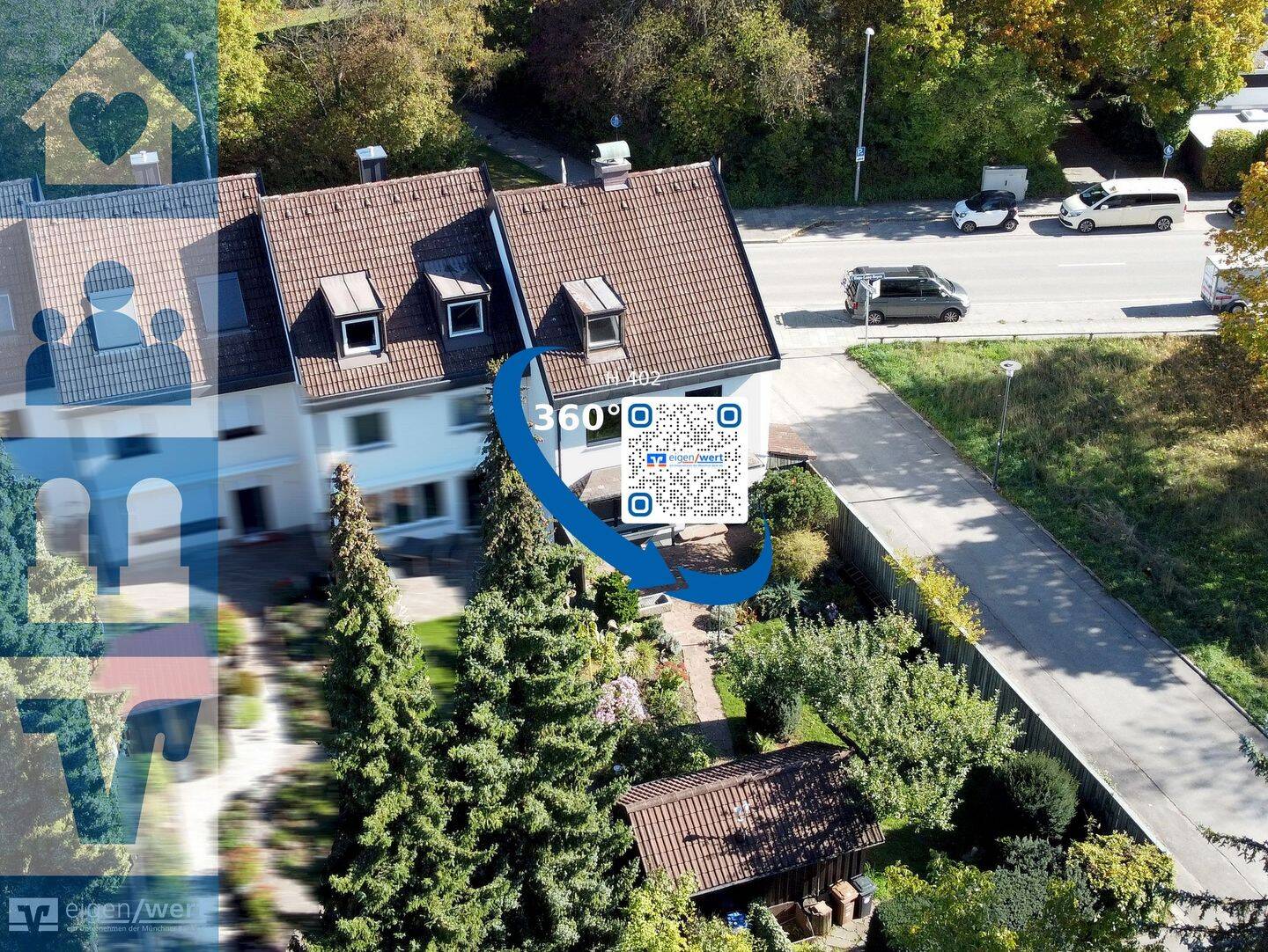 Renovierungsbedürftiges Reiheneckhaus mit großem Garten in Perlach, 81735 München (Berg am Laim Ramersdorf-Perlach Trudering-Riem)