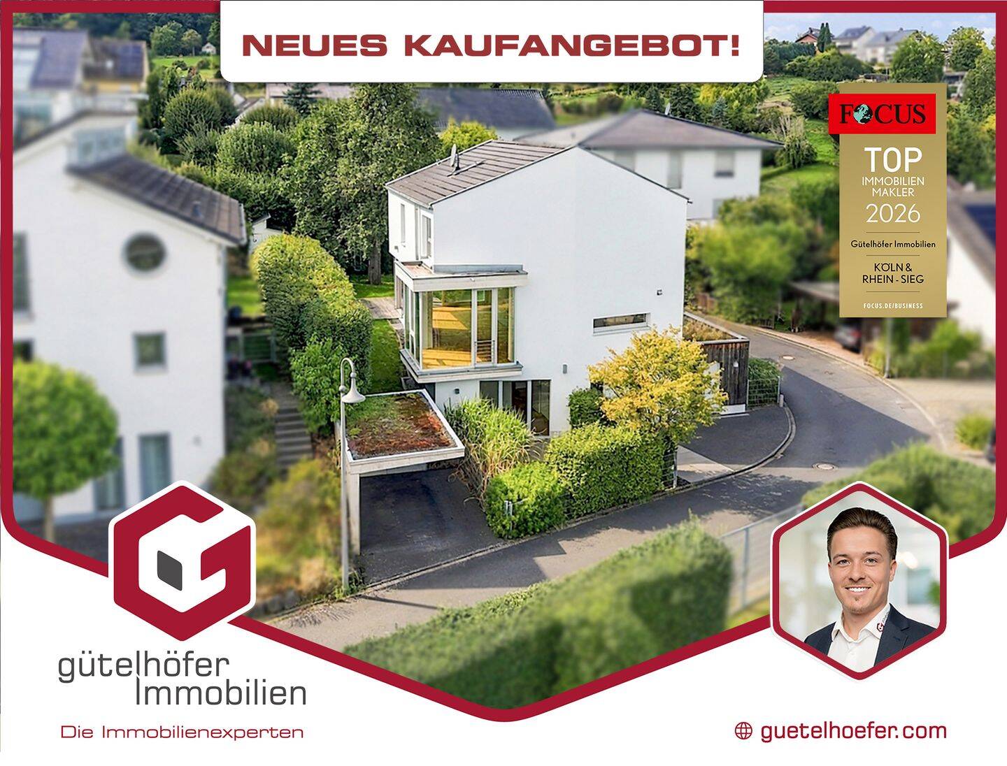 Bereit für Ihren Einzug! Repräsentatives Architektenhaus mit Carport in beliebter Lage von Roisdorf, 53332 Bornheim