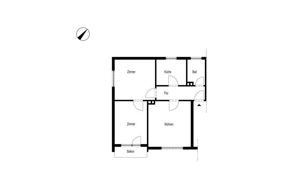 DREI-ZIMMER-DACHGESCHOSSWOHNUNG MIT BALKON IN GEVELNDORF, 58507 Lüdenscheid