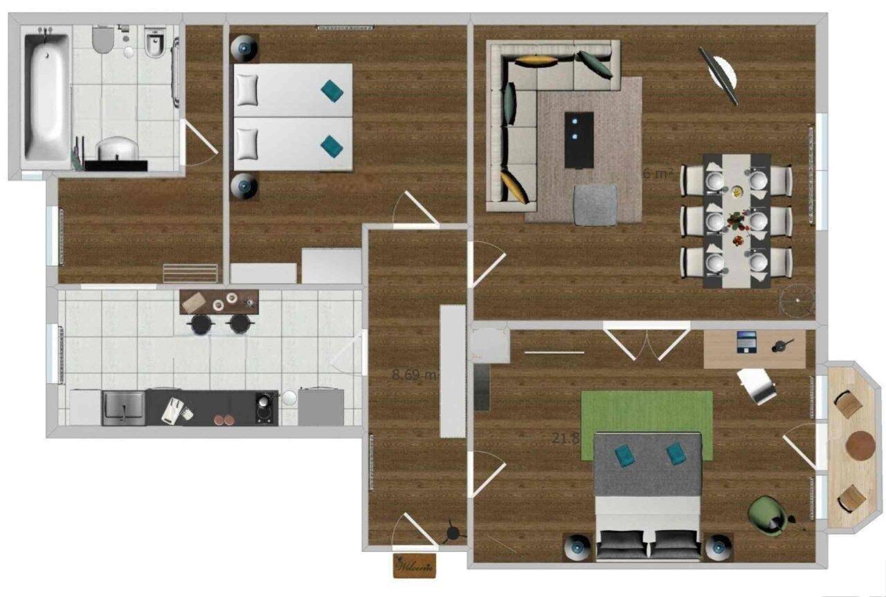 3 Zi Wohnung in Zentraler Lage, 65185 Wiesbaden (Wiesbaden)