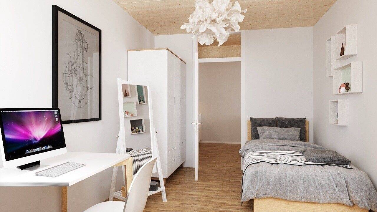 NEUBAU-Wohnung mit Balkon zum Garten * 4 Zimmer * KFW 40 und QNG – Leipzig – Vorschaubild 4