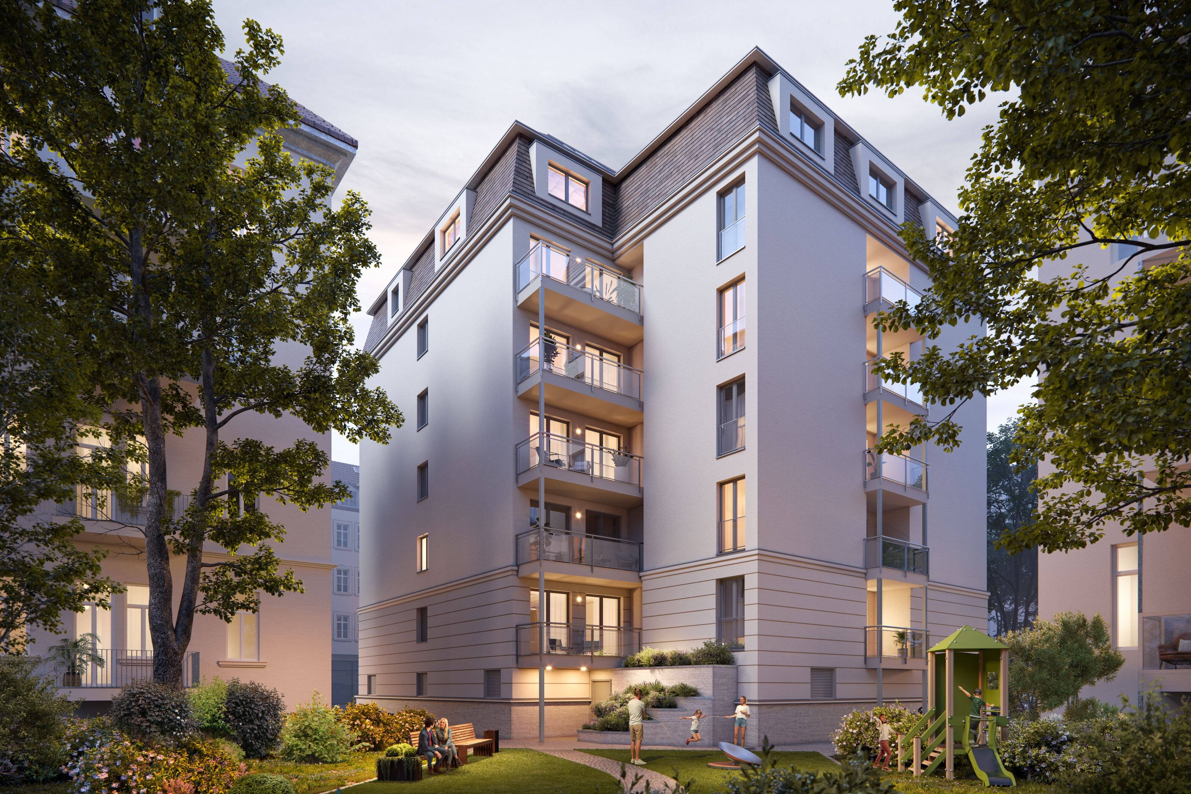 Traumhafter Dachgarten über der Südvorstadt, Neubauprojekt Kfw40, 4 Zi-Maisonette-Whg., Erstbezug! – Leipzig – Vorschaubild 6