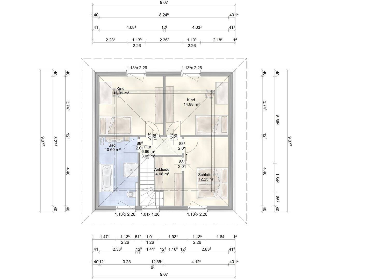Neubau EFH KfW 55 – Variante fast fertig- inkl. Grundstück – keine Provision., 34323 Malsfeld