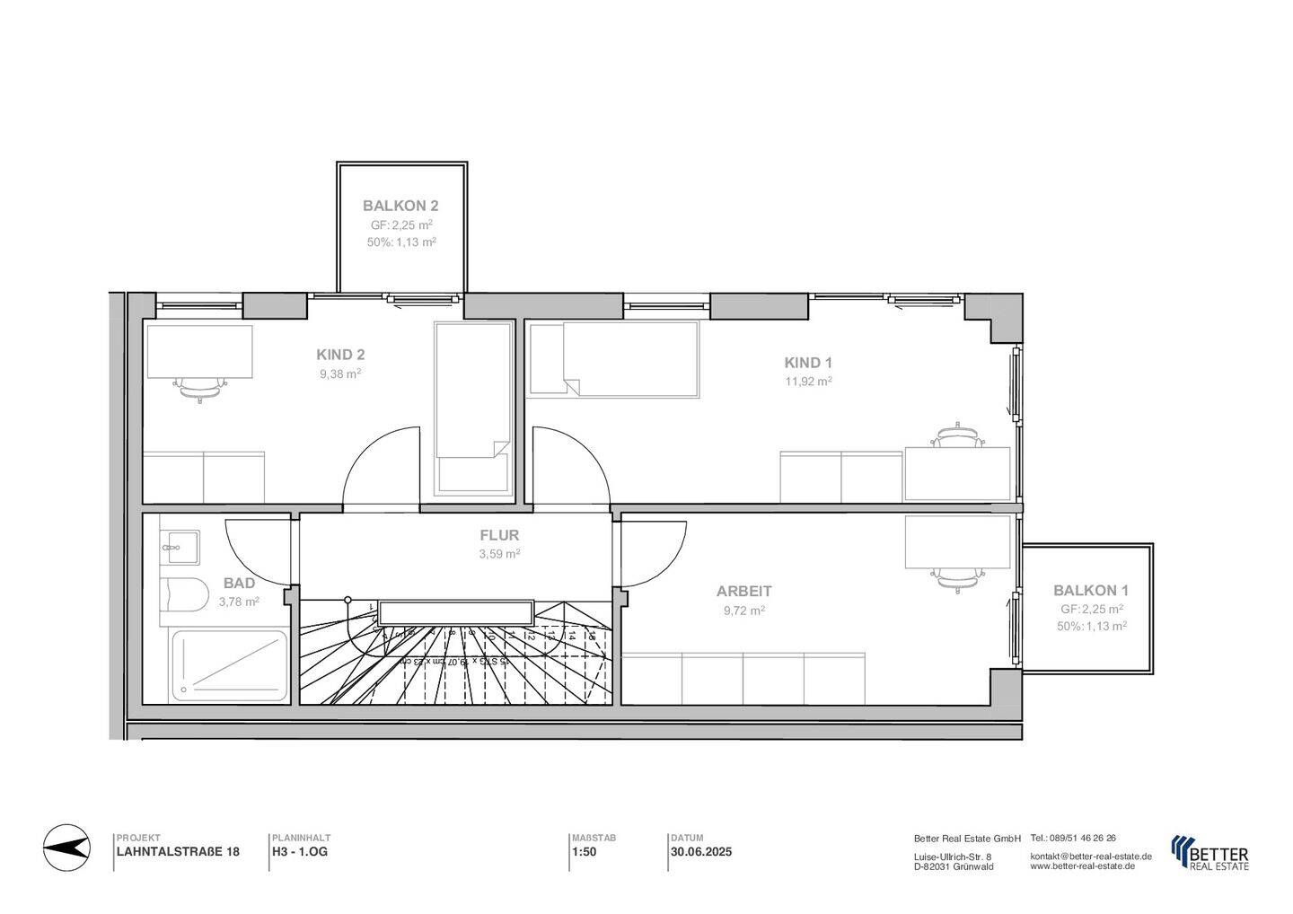 AIGNER – Neubau zum Wohlfühlen – Wohnträume mit Stil und Garten – 80995 München – Vorschaubild 6