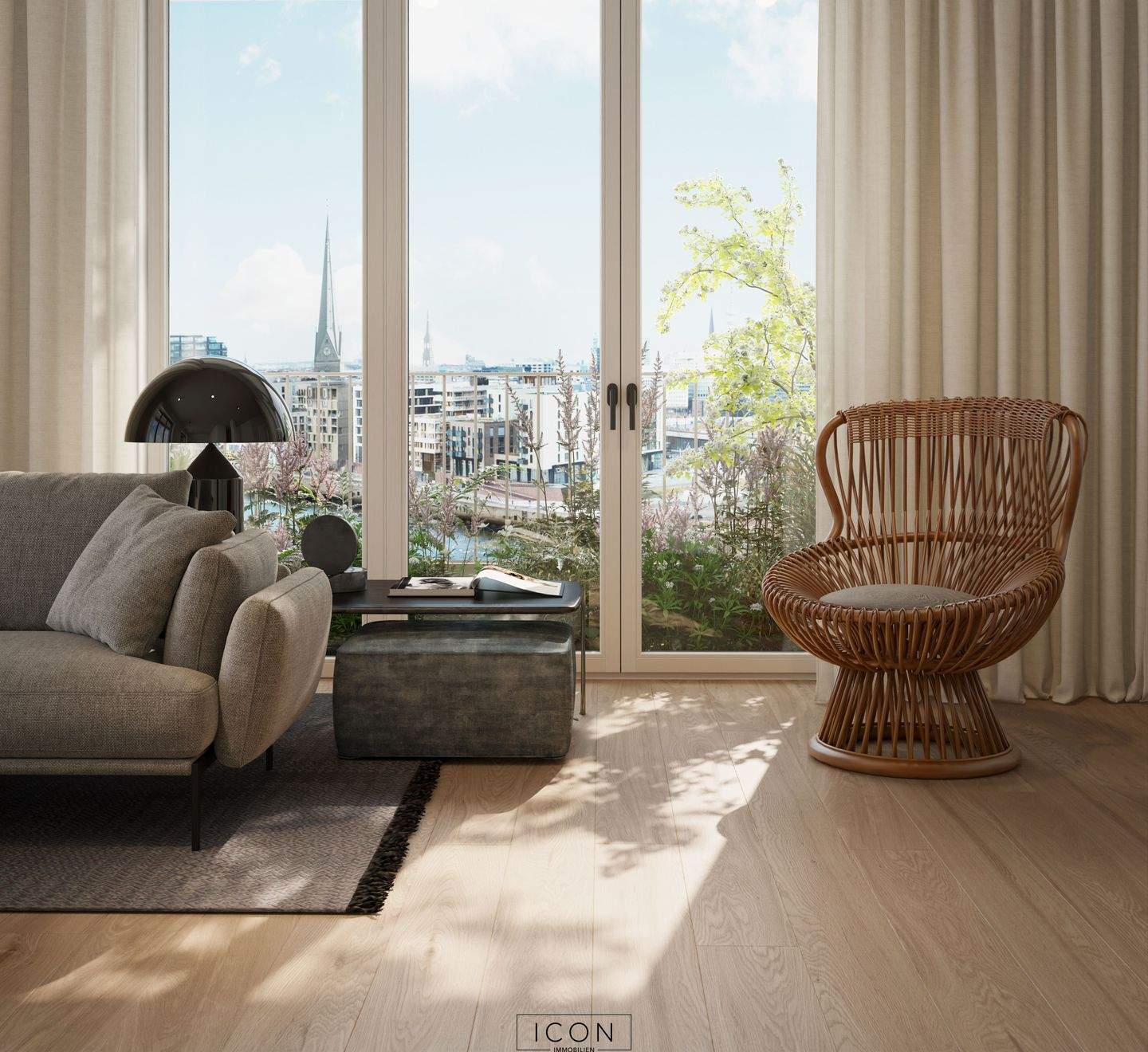 Elbblick deluxe: 4 Zimmer mit Blick auf Elbtower & Elbphilharmonie – 20457 Hamburg – Vorschaubild 5