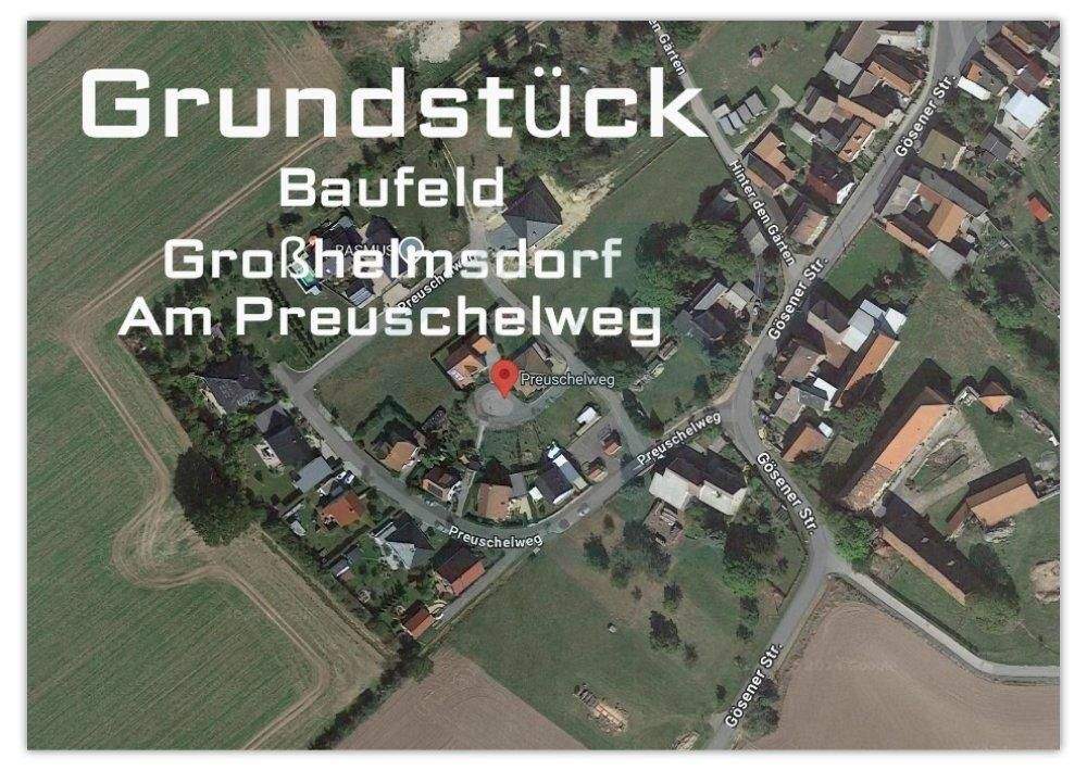 Preiswertes 810 m² Baugrundstück in Großhelmsdorf bei Eisenberg, 7613 Heideland