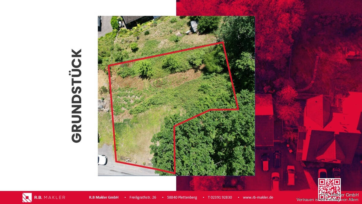 R.B. Makler: Böddinghausen – Idyllisches Baugrundstück, 58840 Plettenberg