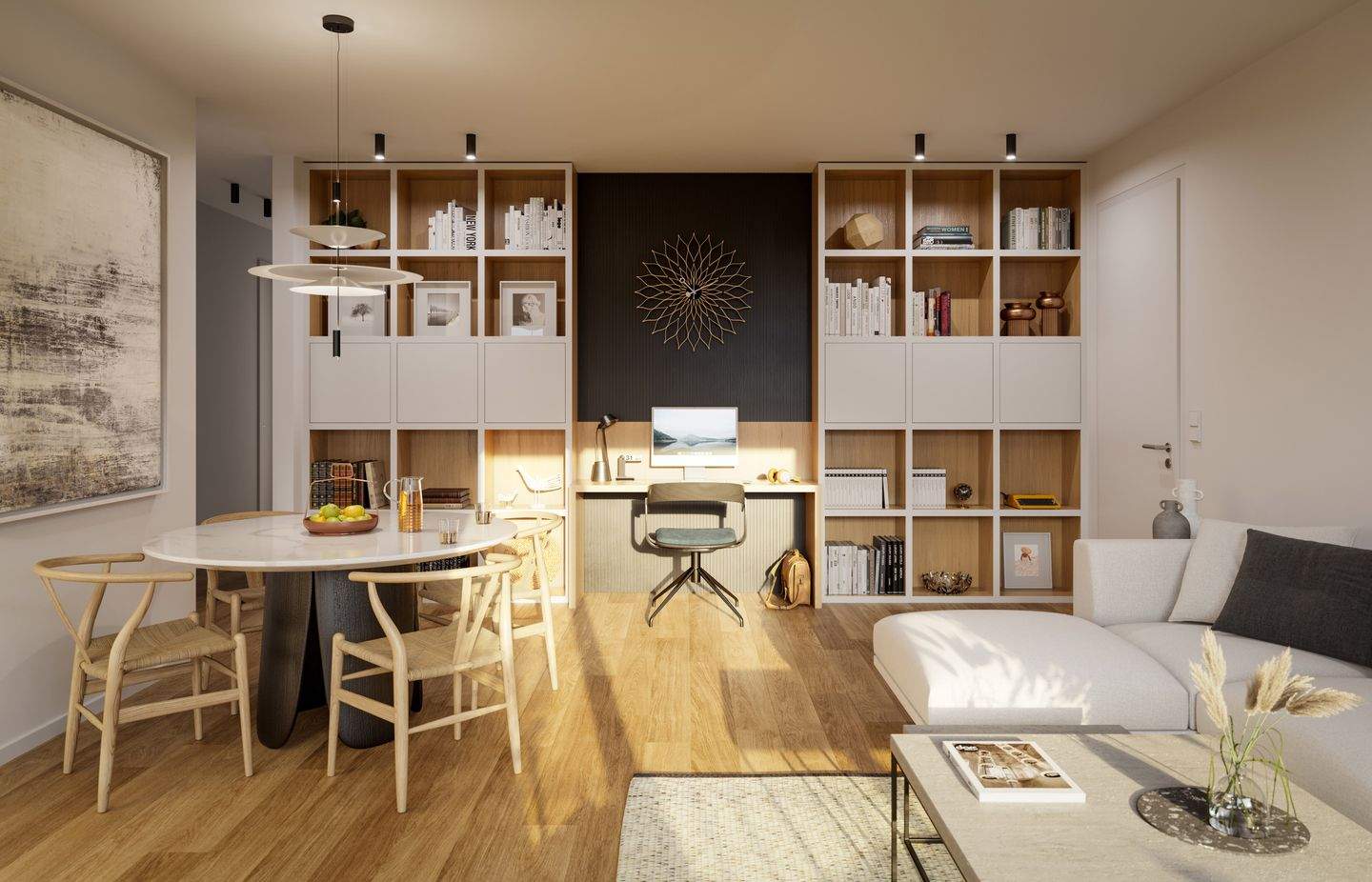EXKLUSIVES NEUBAUPROJEKT | 3-Raum-Wohnung mit Balkon, klarer Raumaufteilung und zeitloser Eleganz – Leipzig – Vorschaubild 5