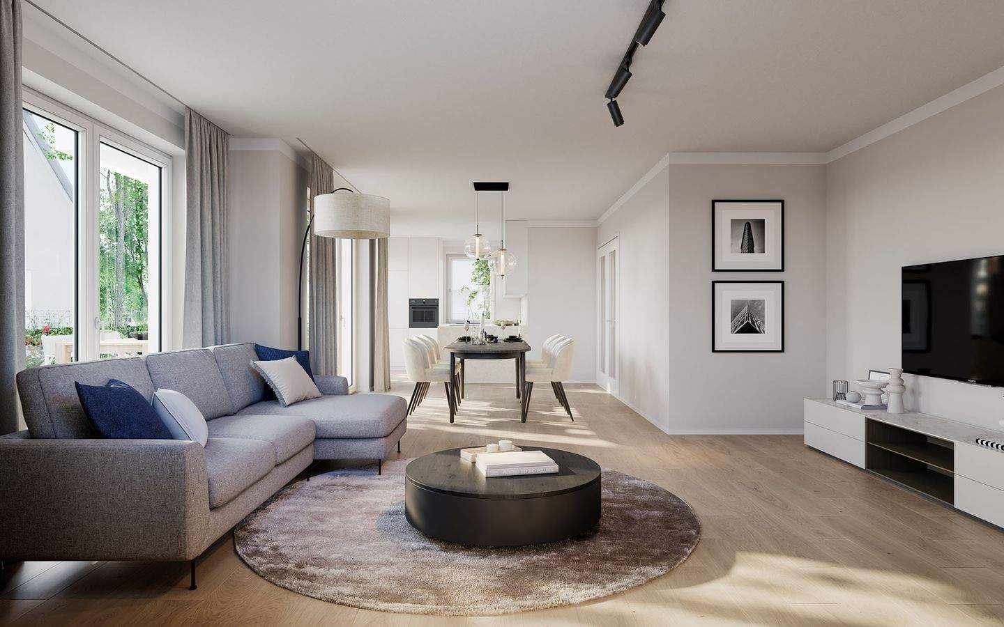 NEUBAU: Stilvolle und moderne 4-Zimmer-Wohnung mit 2 Balkonen – 81479 München – Vorschaubild 5