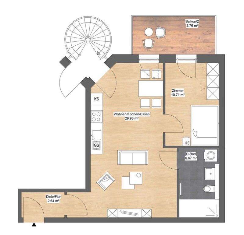 DIE PERFEKTE WOHNUNG FÜR IHR LEBEN // Modern Wohnen in Leipzig Eutritzsch – Leipzig – Vorschaubild 7