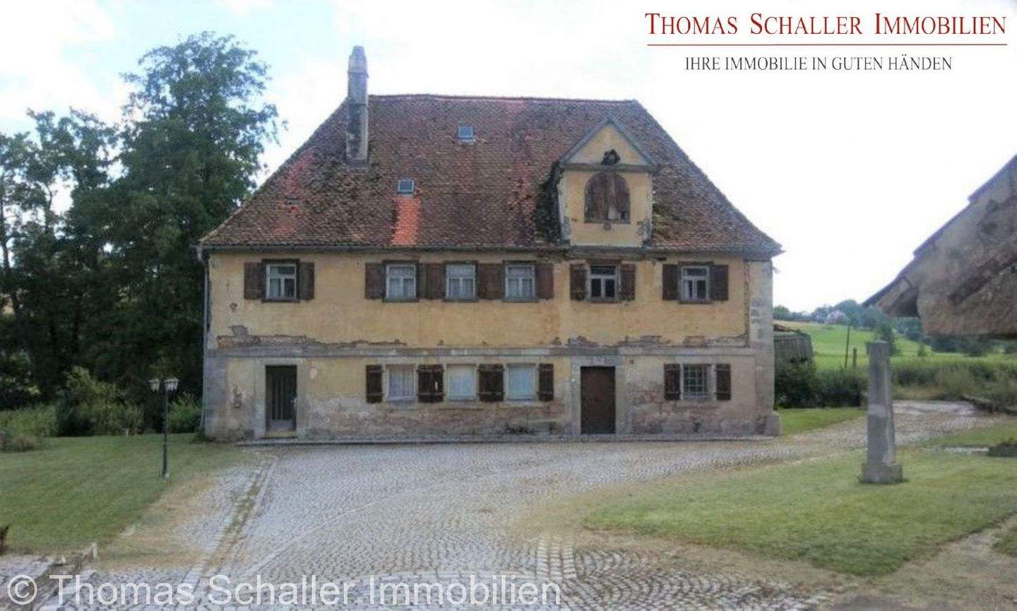 Top! Historische Mühle mit Herrenhaus, Scheune und viel Platz – Denkmalgeschützt, 91086 Aurachtal
