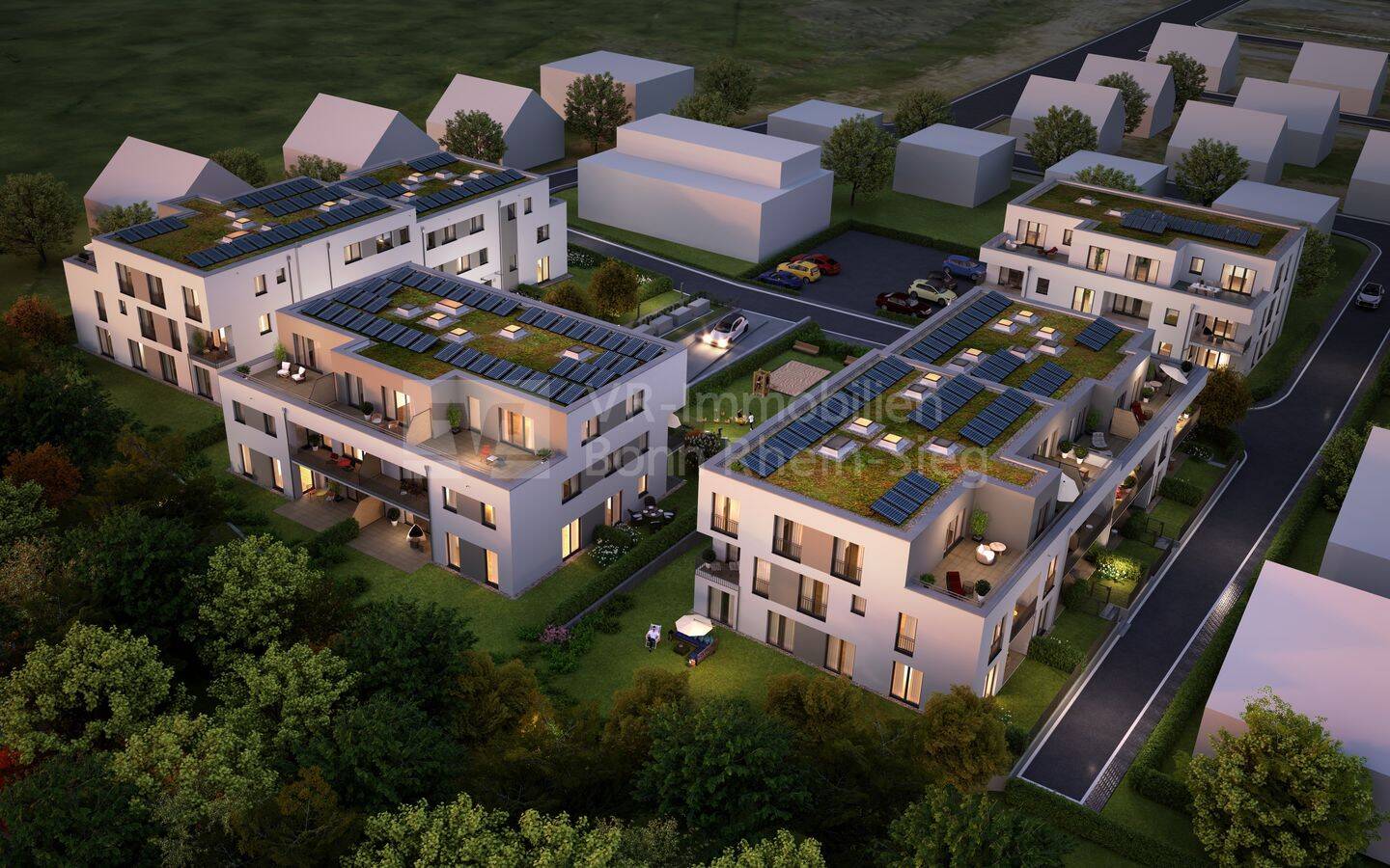 3-Zimmer-Dachgeschosswohnung mit großer Dachterrasse und idyllischem Blick, 53347 Alfter