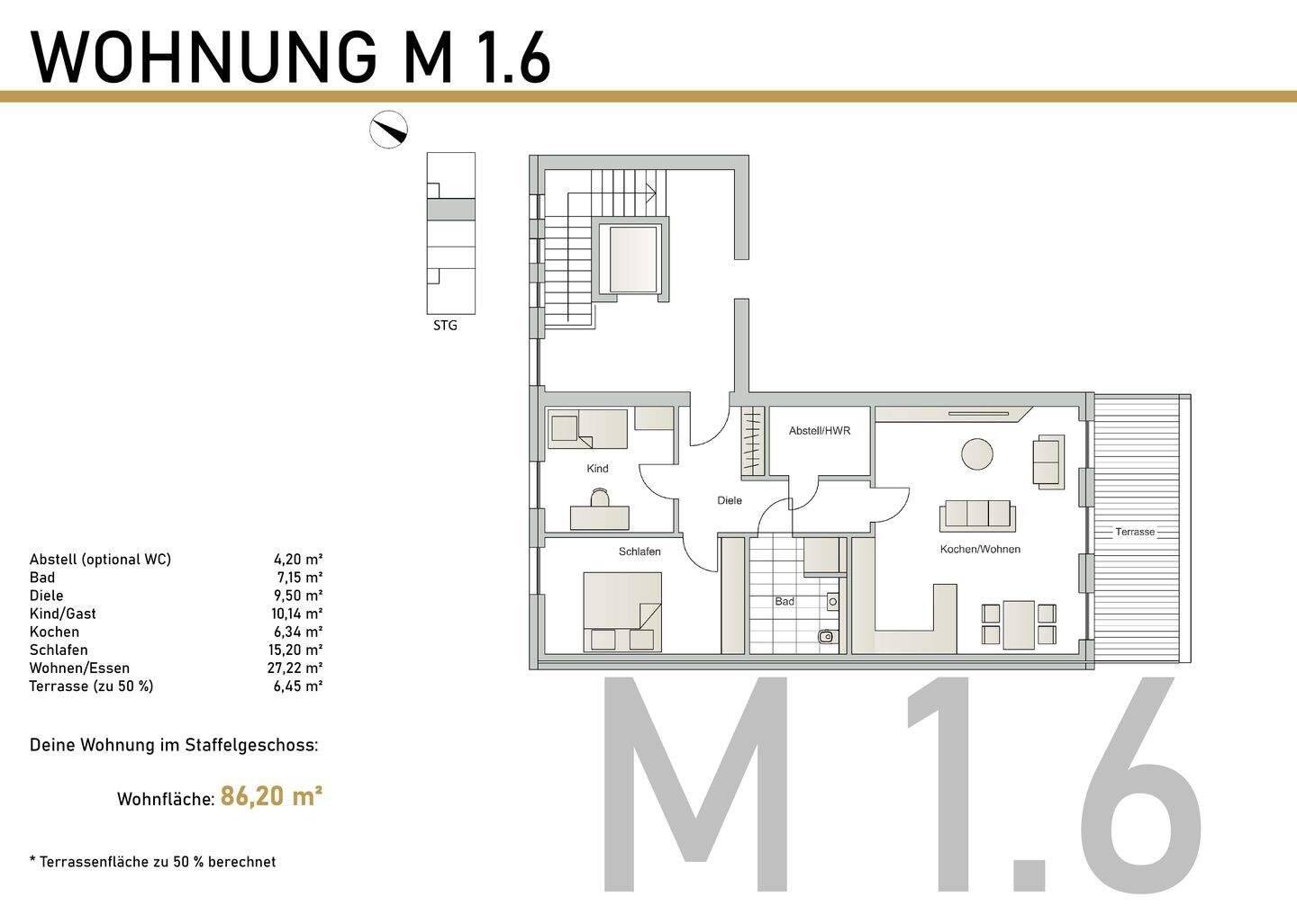 Penthouse Wohnung Haus Merkurgarten Merkurhöfe, 59494 Soest