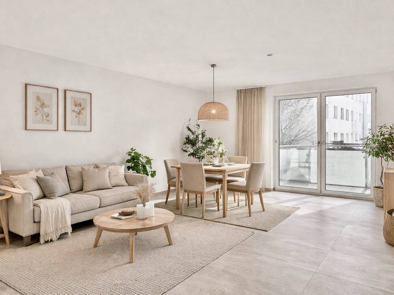 Großzügige Zwei-Zimmerwohnung mit Balkon und kleinem Gartenbereich – 63071 Offenbach am Main – Vorschaubild 4