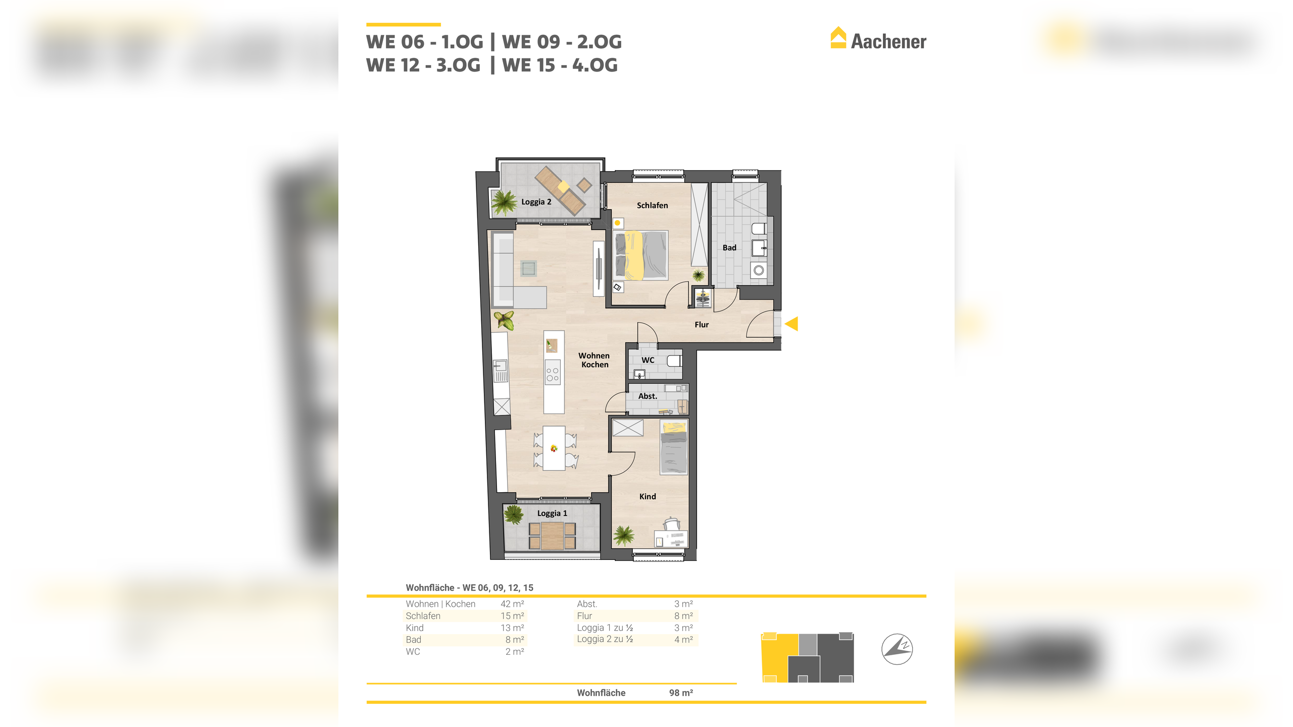 Gut geschnittene 3-Zimmer-Wohnung in Köln-Ehrenfeld I Erstbezug