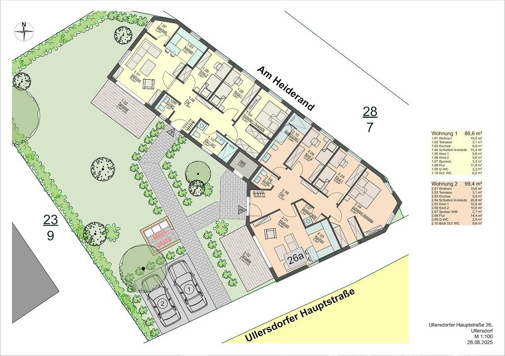 Sanierte Terrassenwohnung mit eigenem Garten an der Dresdner Heide!, 1454 Radeberg