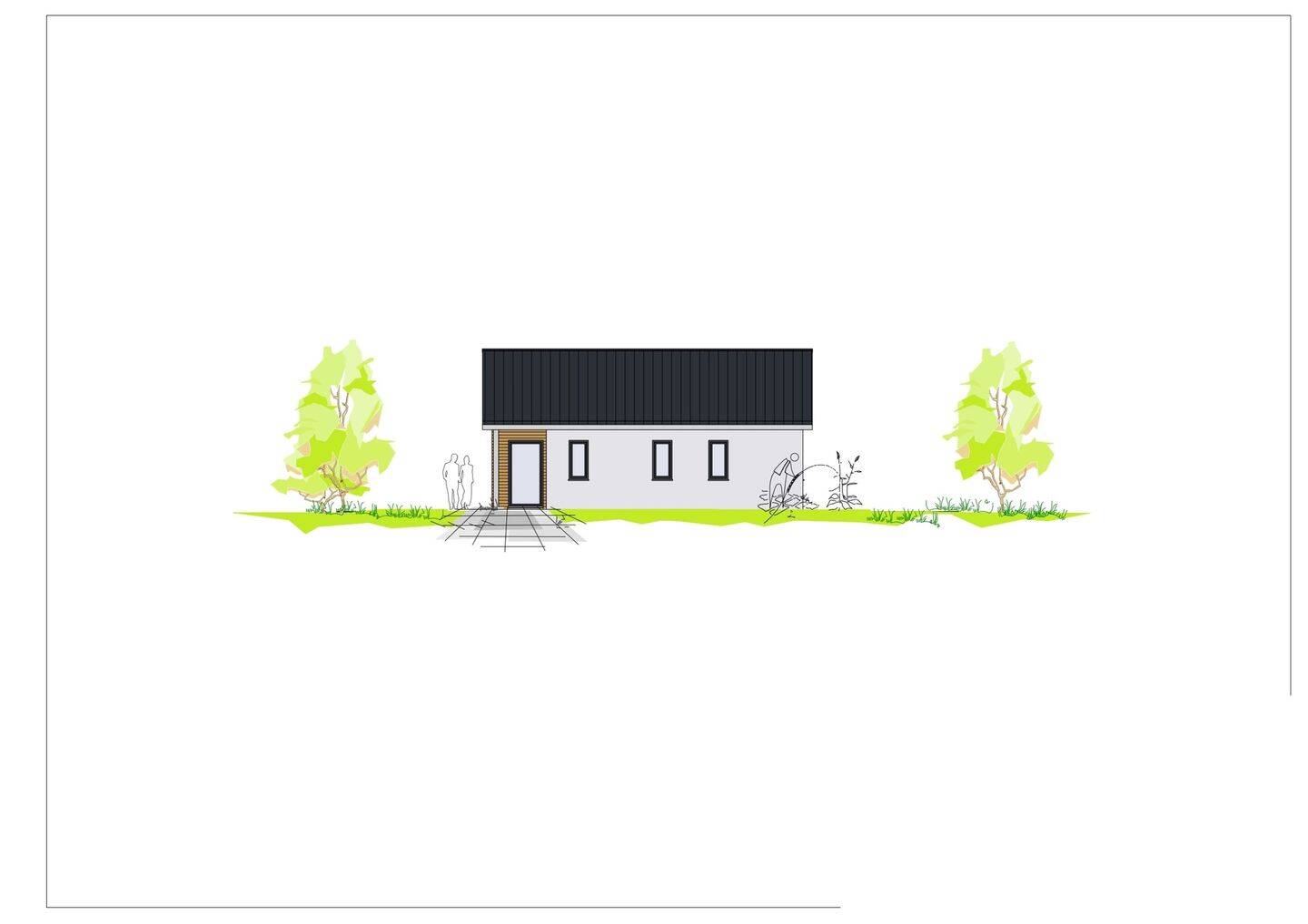 Großzügiges Grundstück am Würmsee – Projektierte Bebauung mit modernem Ferienhaus! (MA-1020-208), 30938 Burgwedel