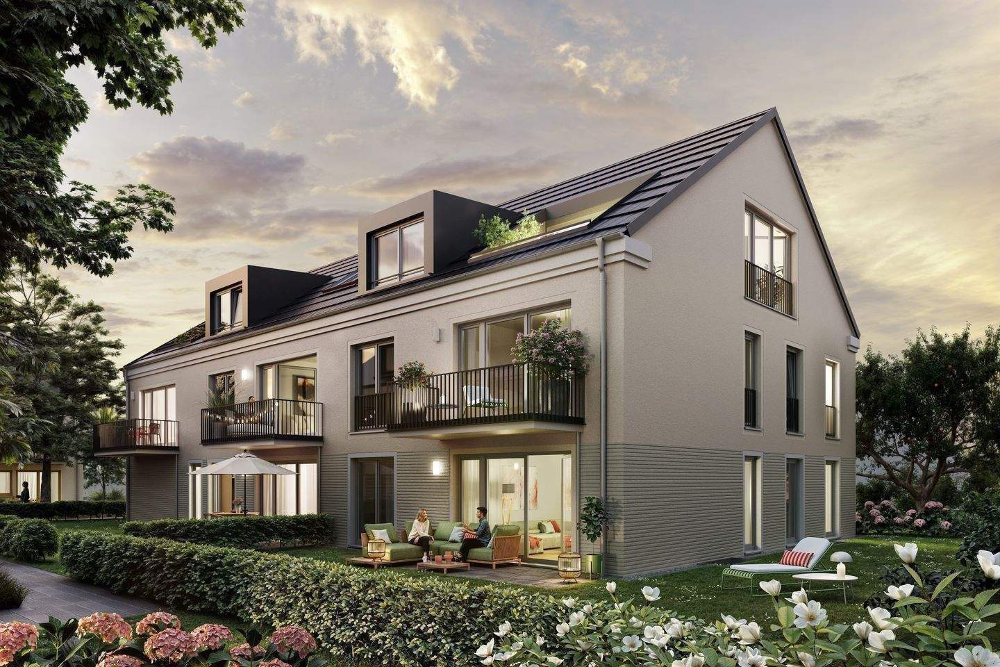 FRÜHSOMMER-SPECIAL: Exklusive 3-Zimmer-Dachgeschosswohnung mit Sonnenterrasse, 85609 Aschheim