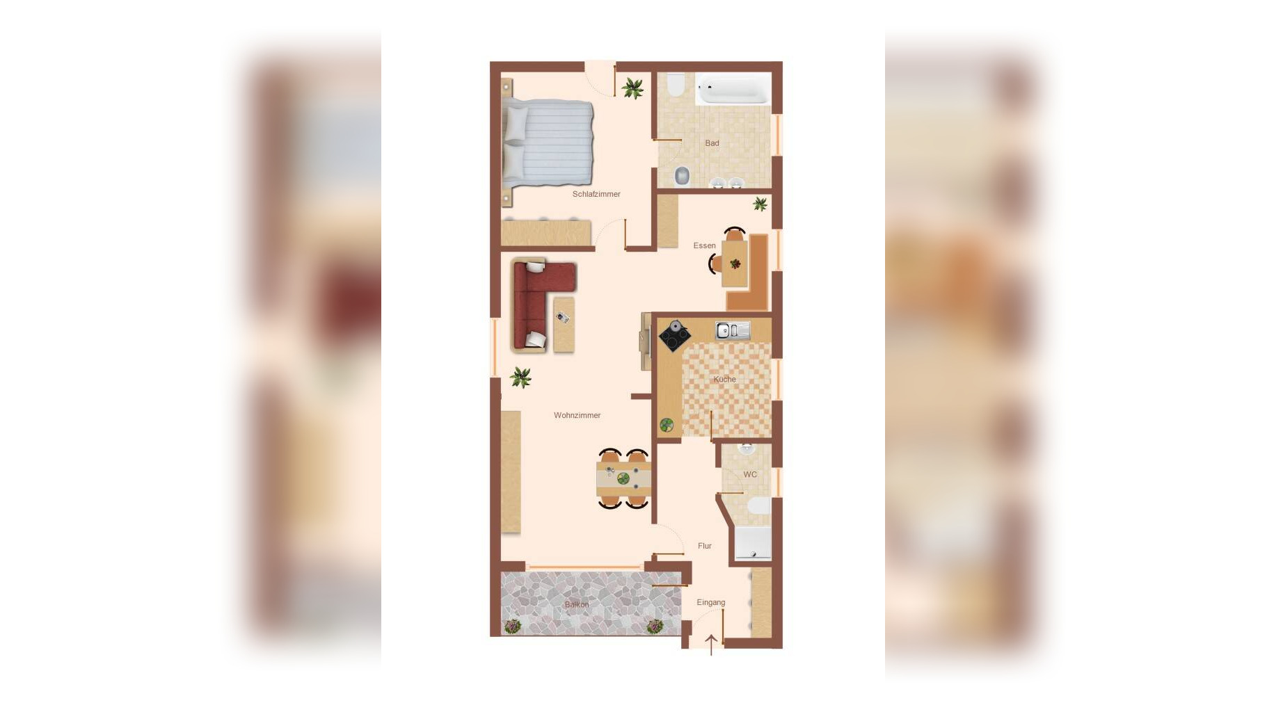Mehrfamilienhaus (4 WE) mit Stellplätzen und großem Garten, 91522 Ansbach