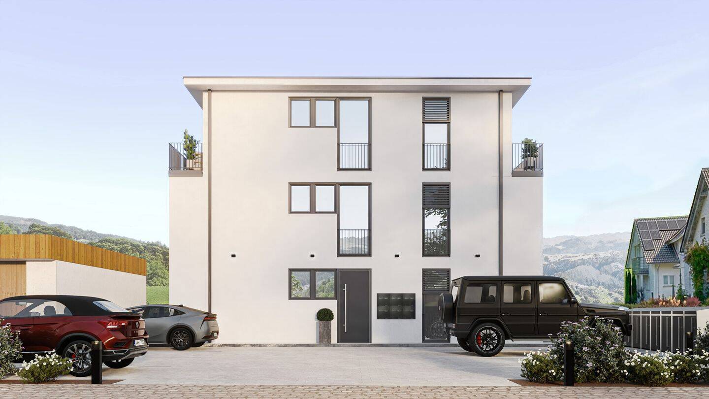Glottertal, Exklusive 3-Zimmer-Neubauwohnung im Erdgeschoss mit Balkon und Aufzug, 79286 Glottertal