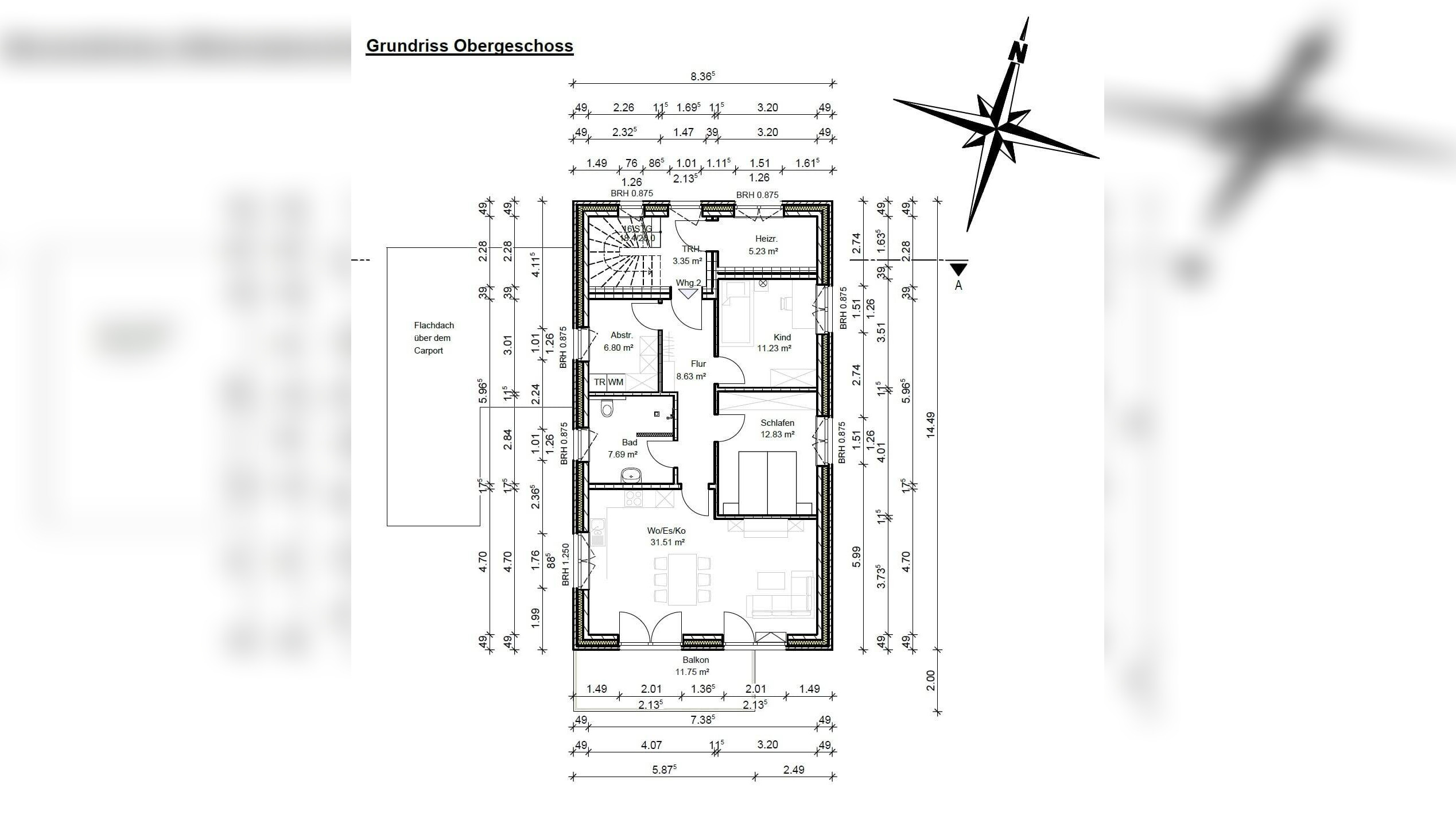 +++ Moderne 3-Zimmer-Neubauwohnung im Obergeschoss +++, 27211 Bassum