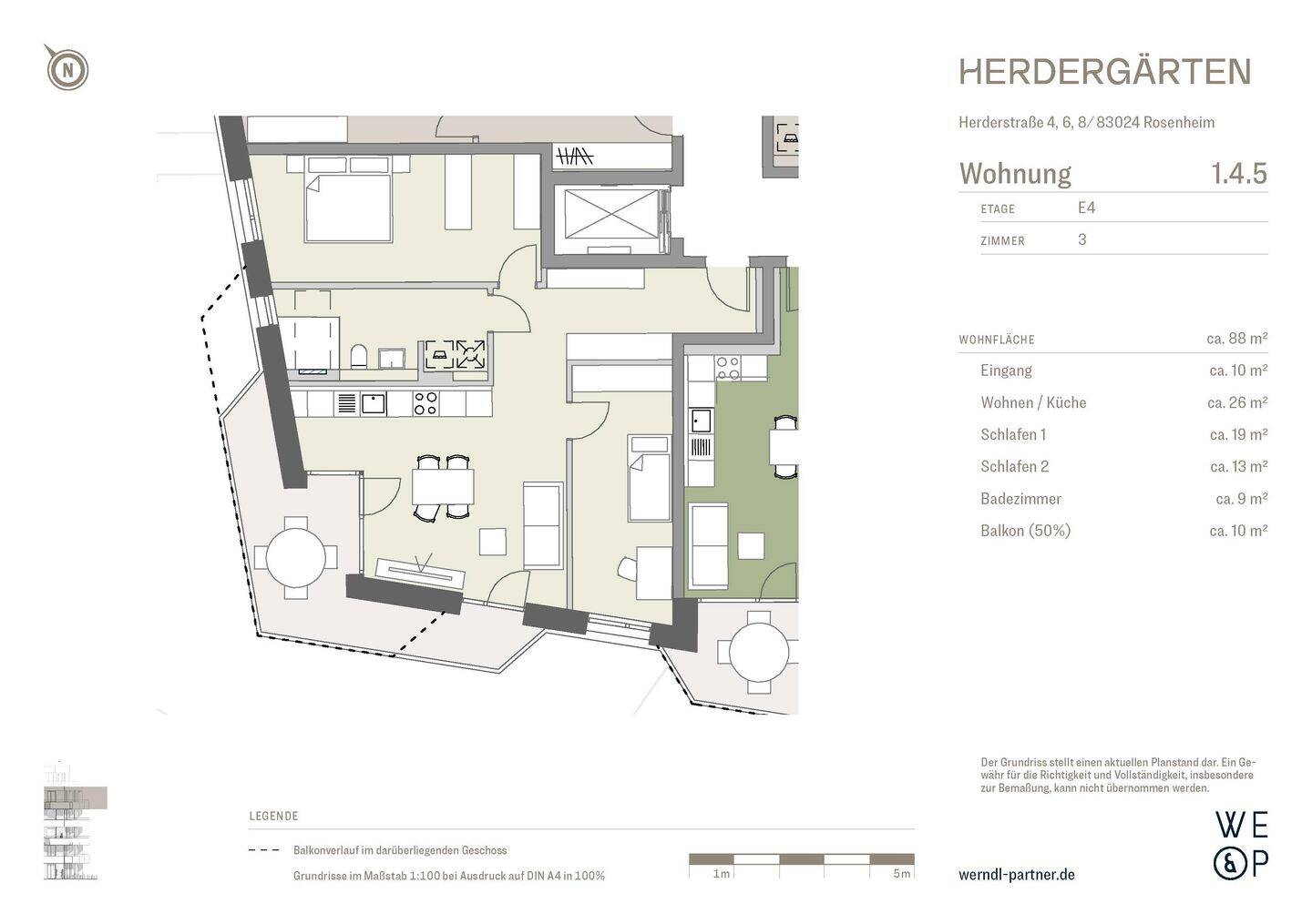 HERDERGÄRTEN 1.4.5, 83024 Rosenheim (Fürstätt Ost Süd West Westerndorf Sankt Peter)