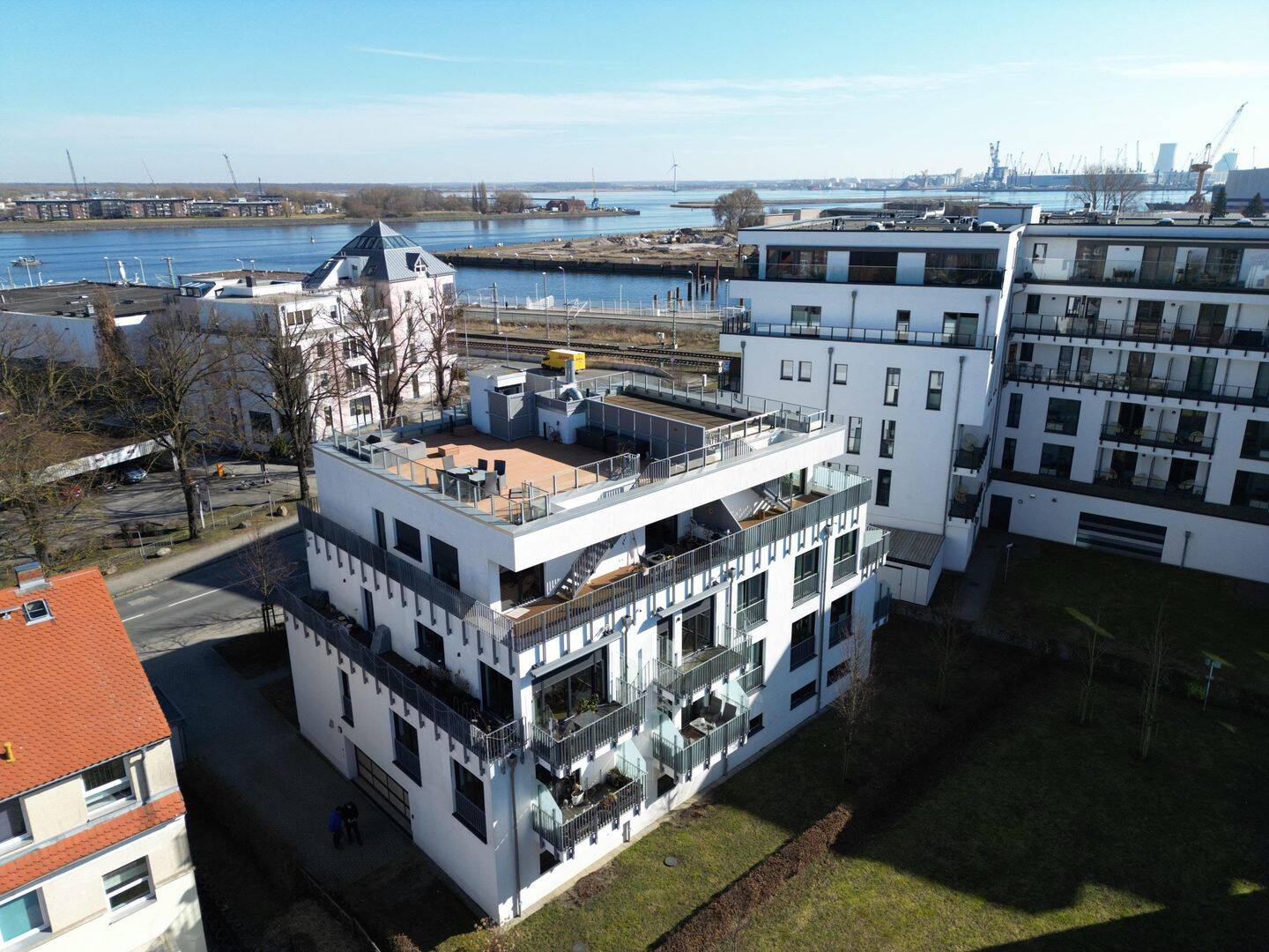 Barrierearm, 3 Balkone & Blick zur Mole, 18119 Rostock (Diedrichshagen Hohe Düne Seebad Warnemünde)