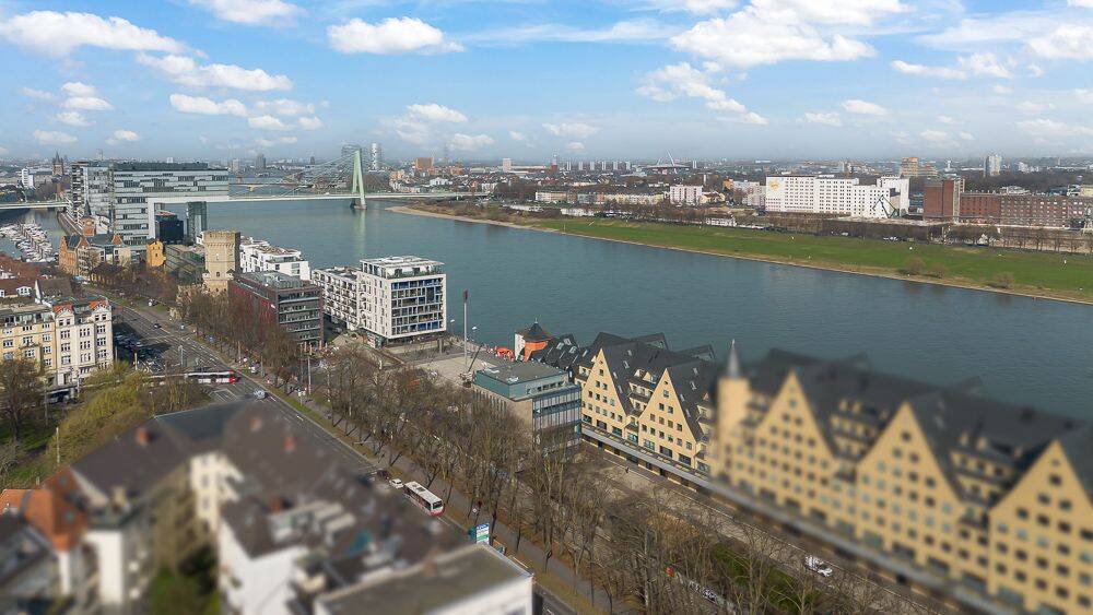 Exklusive 4-Zimmer-Wohnung mit Rheinblick im denkmalgeschützten „Siebengebirge“ – Rheinauhafen Köln, 50678 Köln (Innenstadt-Süd Altstadt-Süd Neustadt-Süd)