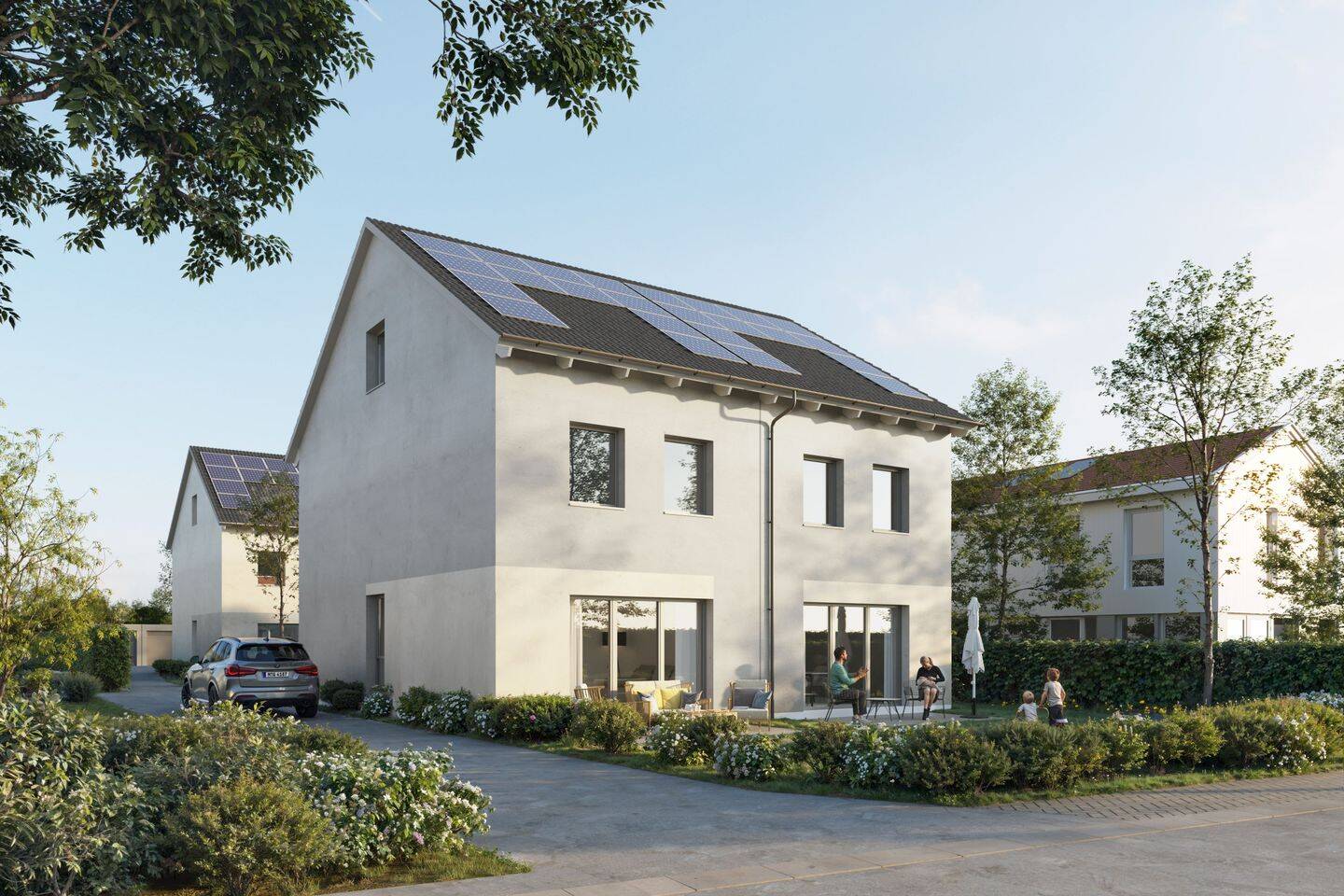 Neubau-Reihenmittelhaus mit Garten & 2 Stellplätzen – Erstbezug, 79189 Bad Krozingen