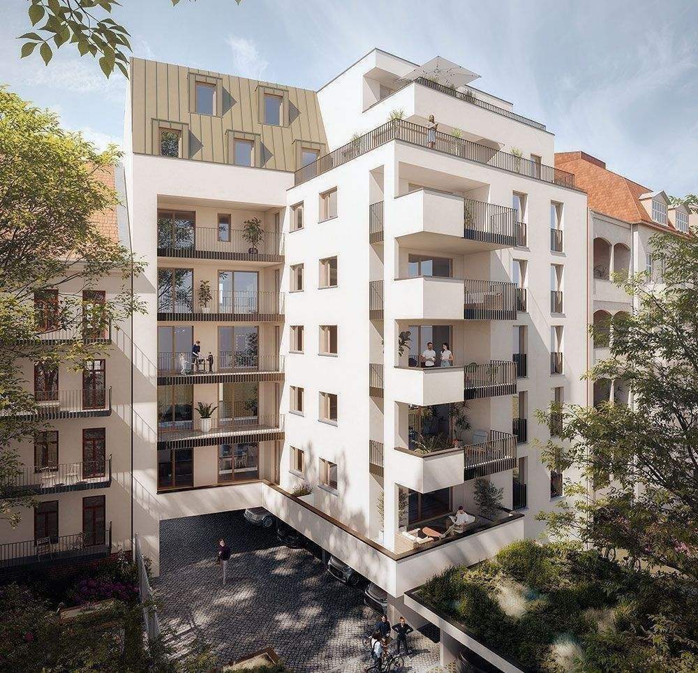 NEUBAU LEIPZIG GOHLIS SÜD | Stilvolle 3-Zimmer-Wohnung im 1. OG mit Aufzug & Stellplatz – KfW 40 QNG