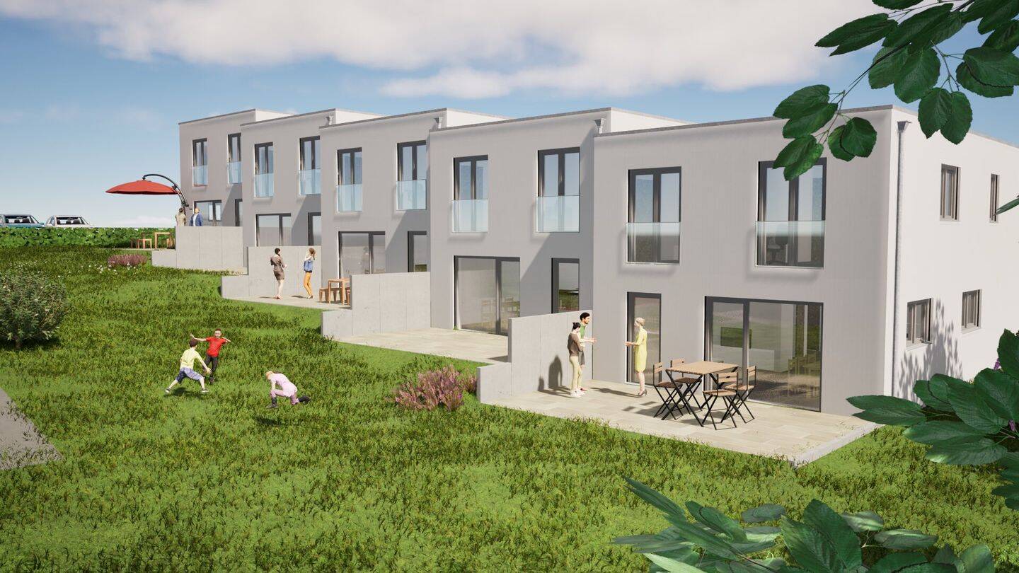 Provisionsfreies Neubaureihenmittelhaus (KfW40 LCA oder KfW55) mit zwei Stellplätzen, PV und Wallbox möglich – 54293 Trier – Vorschaubild 3