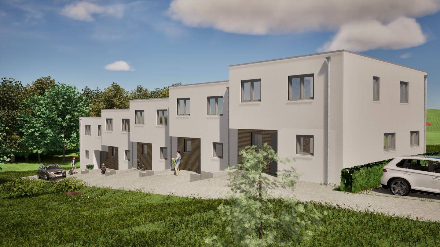 Provisionsfreies Neubaureihenmittelhaus (KfW40 LCA oder KfW55) mit zwei Stellplätzen, PV und Wallbox möglich – 54293 Trier – Vorschaubild 3