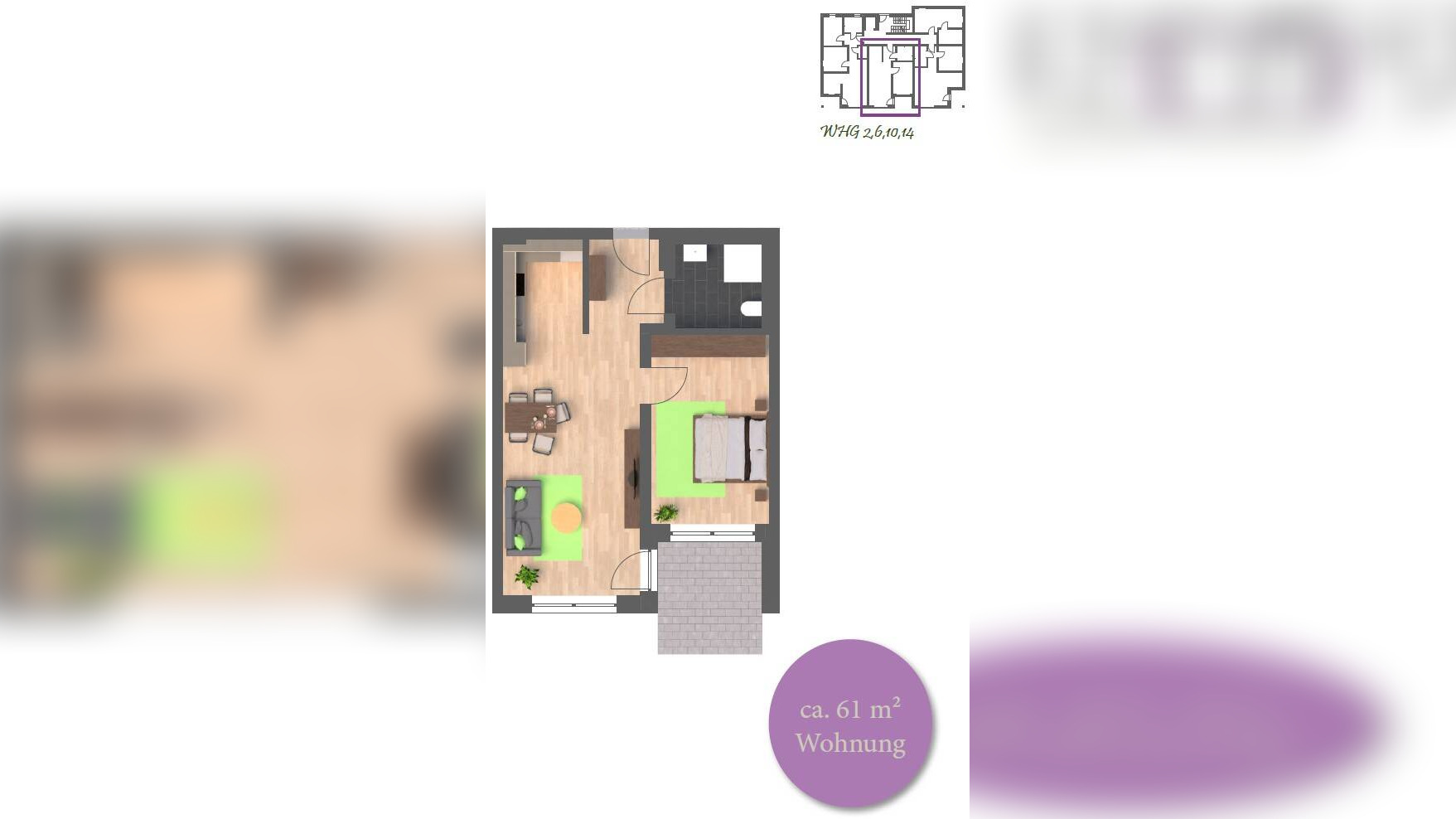 Erstbezug! 2-Zimmerwohnung in guter Lage von Vellmar – 34246 Kassel – Vorschaubild 3