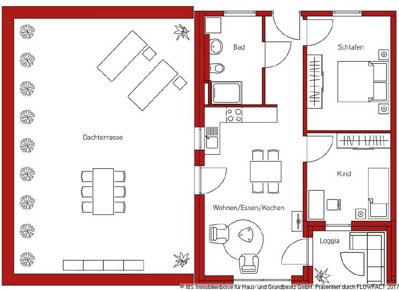 SIE SUCHEN DAS BESONDERE: Schicke 3-Zimmer-Wohnung mit extra großer Dachterrasse – Neubau, 74582 Gerabronn