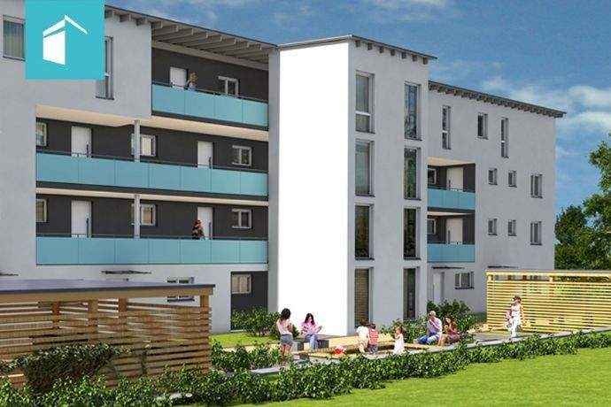 moderne, 4-Zimmer-ETW in toller Wohnanlage, hell, großzügig, mit großem Süd-Balkon, 95032 Hof (Eppenreuth Innenstadt Pirk)