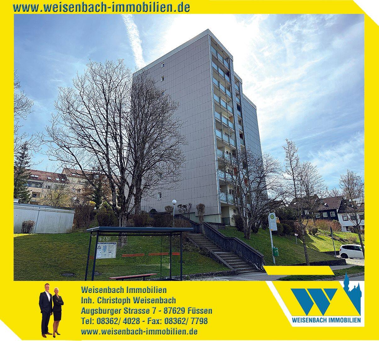 Wohnen mit Alpenblick – Sonnige und gepflegte 3-Zimmer-Wohnung in Kempten, 87439 Kempten (Allgäu)