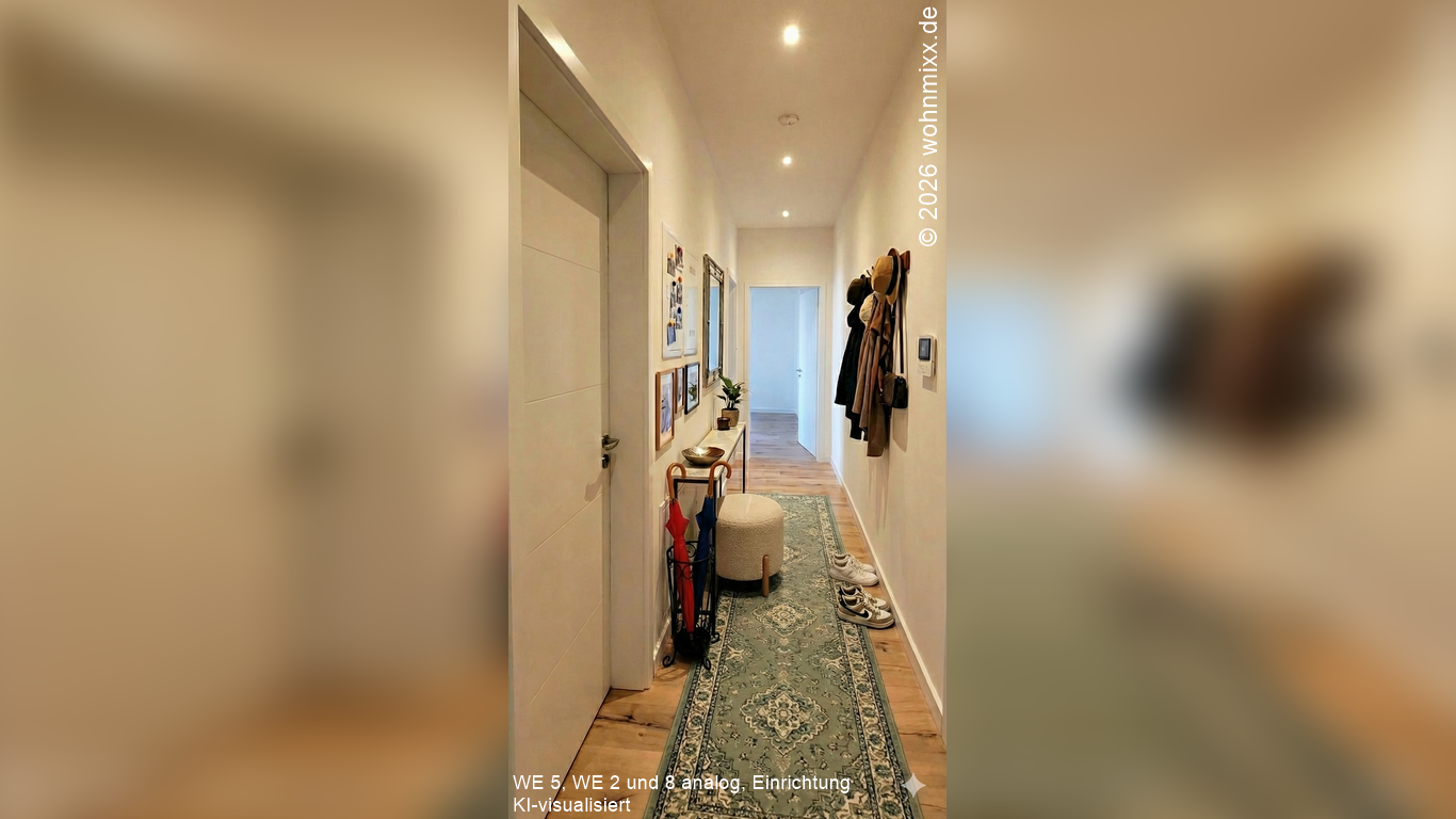 Perfekt für 1-2 Personen: 3 Zimmer zum Erstbezug mit toller Ausstattung