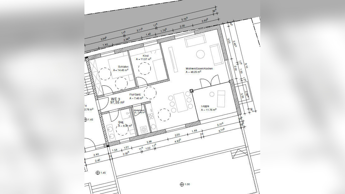 Moderne 3-Zimmer EG Wohnung mit Terrasse, Tiefgarage und Garten in Pförring, 85104 Pförring