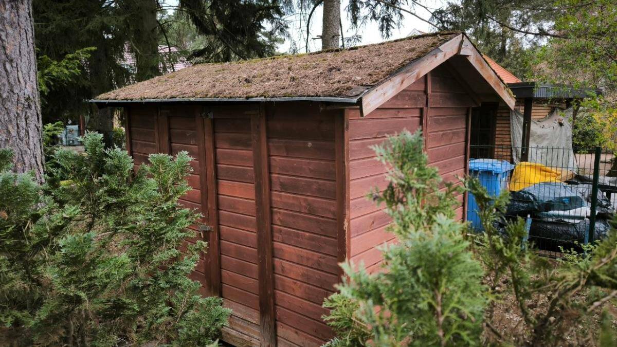 Baugrundstück Borkheide, tolle Lage mit Ferienbungalow, 14822 Borkheide