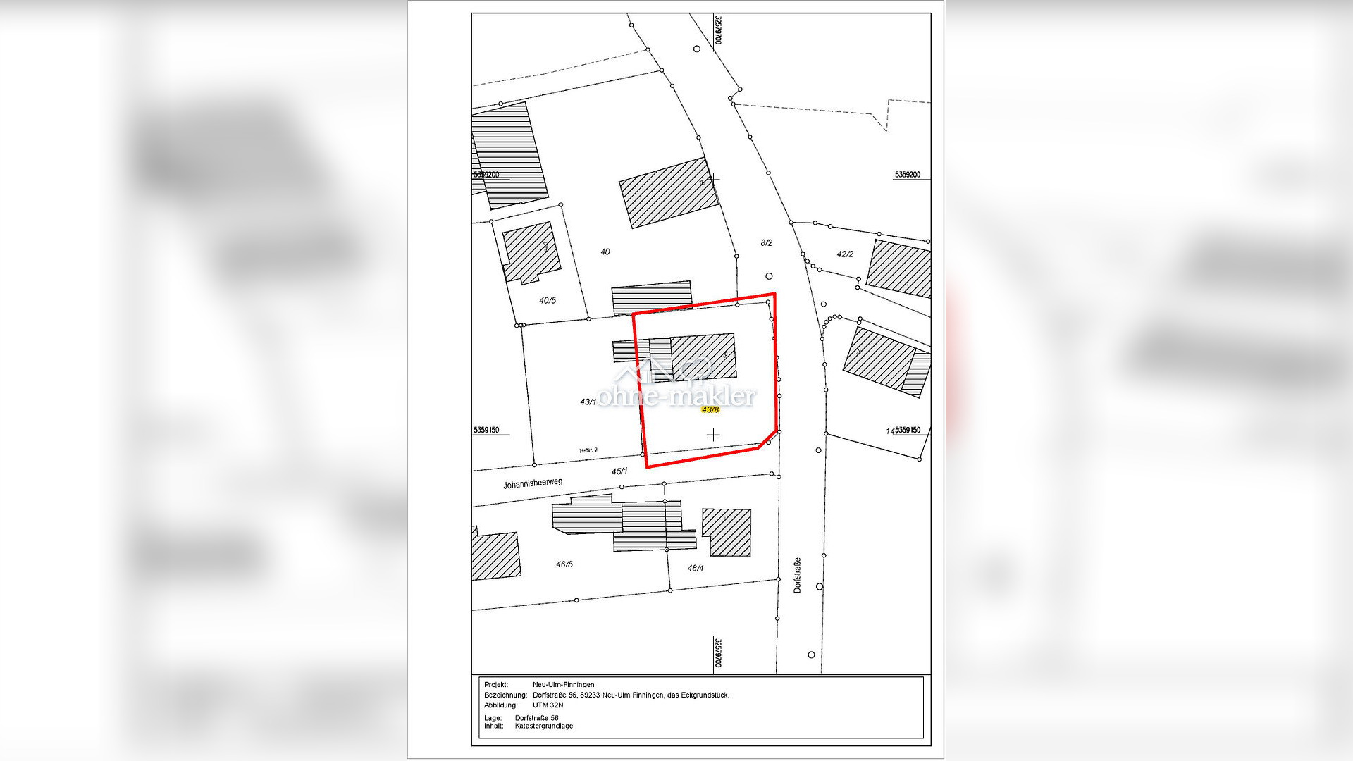 Eckgrundstück – Sanierung oder Neubau – Dorfstr.56, 89233 Neu-Ulm – Vorschaubild 3