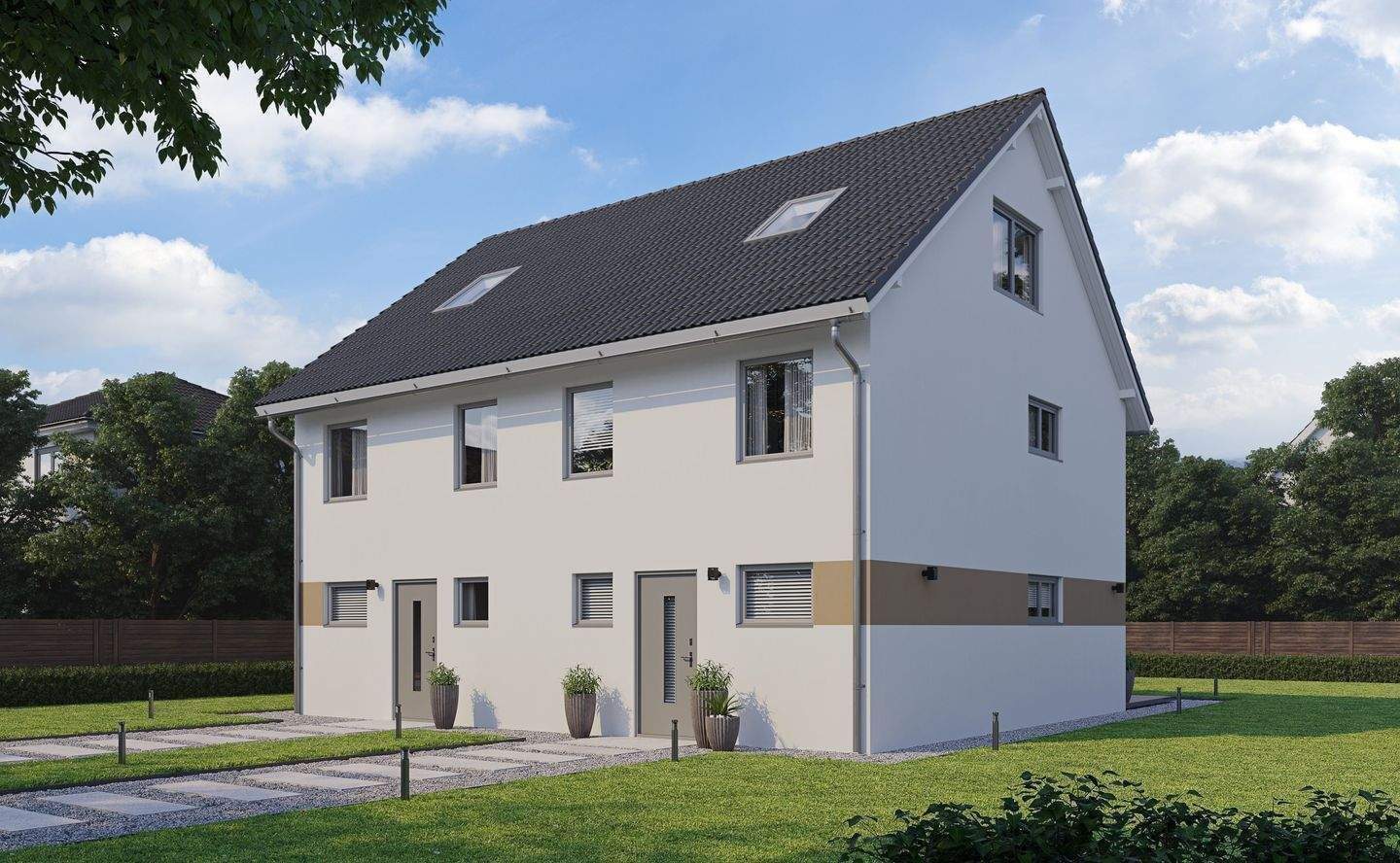 Gorxheimertal DHH Neubau ab 436.000 € mit Grundstück, 69517 Gorxheimertal