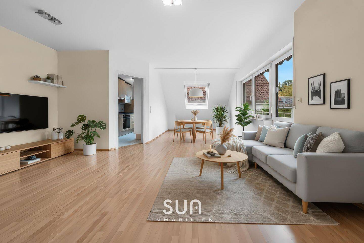 PENTHOUSE-FEELING IM GRÜNEN BUCHRAIN – Exklusive 4-Zimmer-DG mit traumhafter Sonnenloggia!, 63069 Offenbach am Main (Lauterborn Offenbach am Main Rosenhöhe)