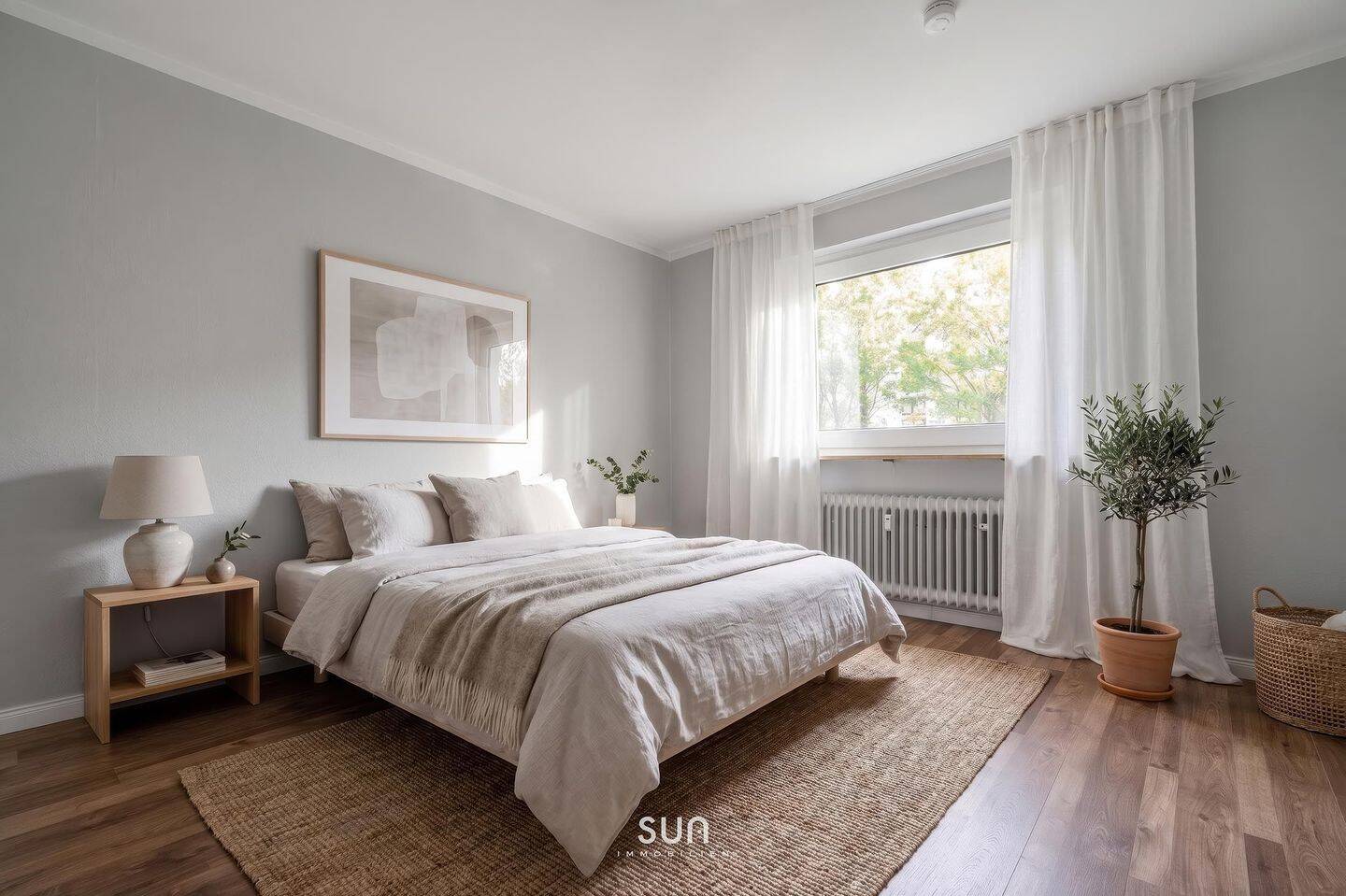 GRÜN AM MOSBACH, URBAN RICHTUNG RHEIN – Modernisierte 2-Zimmer-Wohnung in Biebrich – 65187 Wiesbaden – Vorschaubild 3