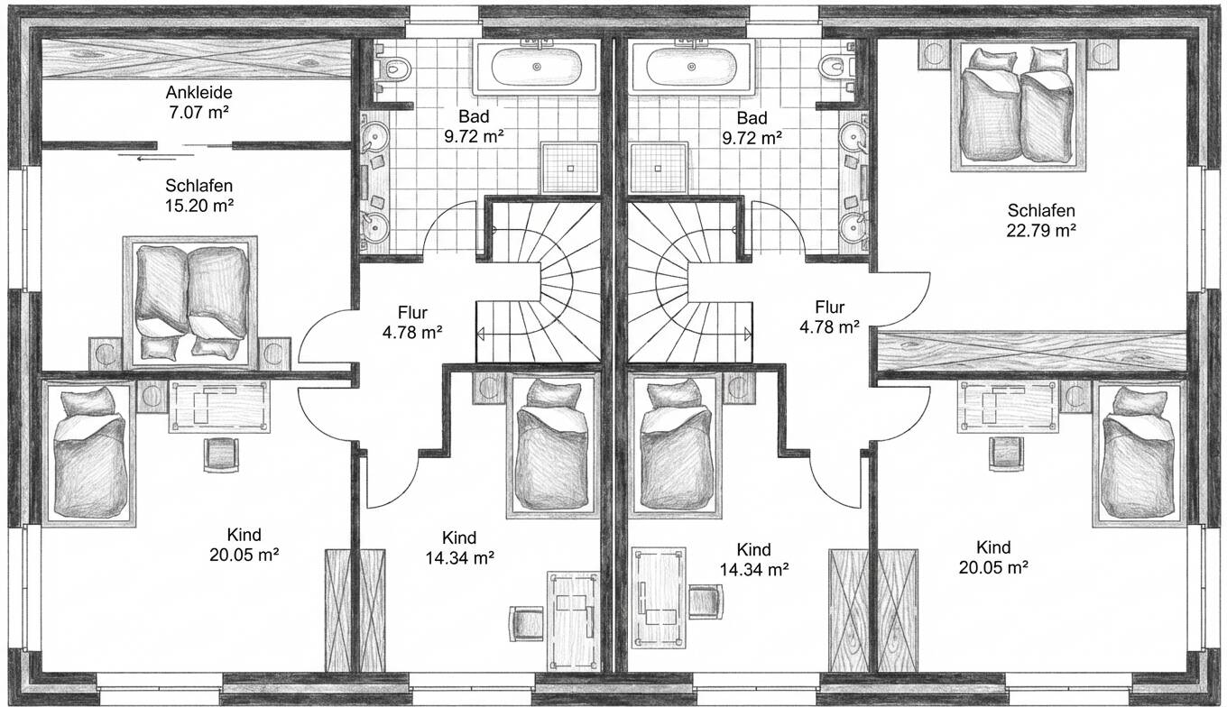 Moderne Stadtvilla mit großem Grundstück in schöner Lage in Wohldorf-Ohlstedt (TF2) – 22397 Hamburg – Vorschaubild 3
