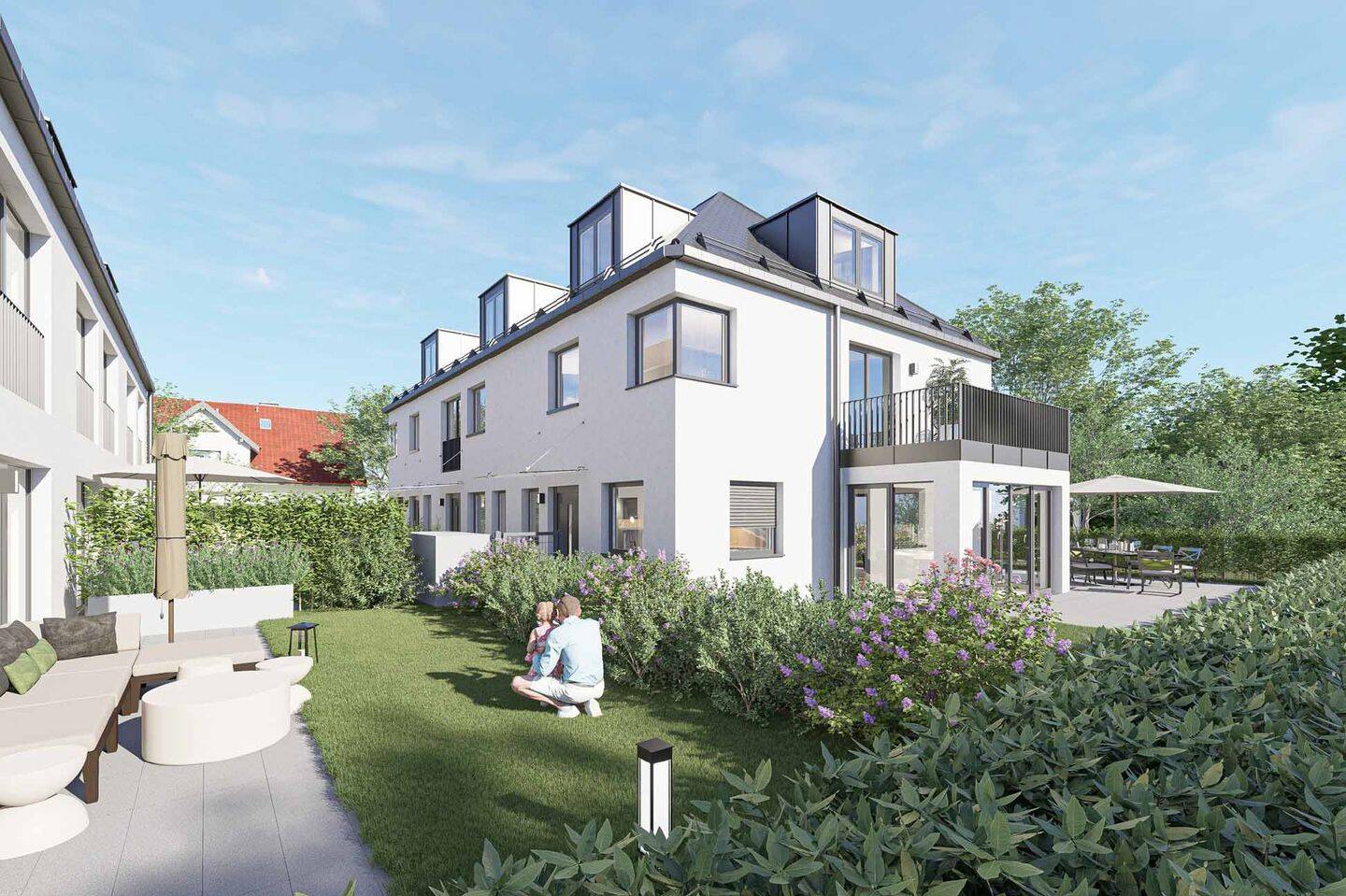 AIGNER – Haus 2: Neubau mit Konzept – Stilvolle 3-Spänner für Familien und Individualisten
