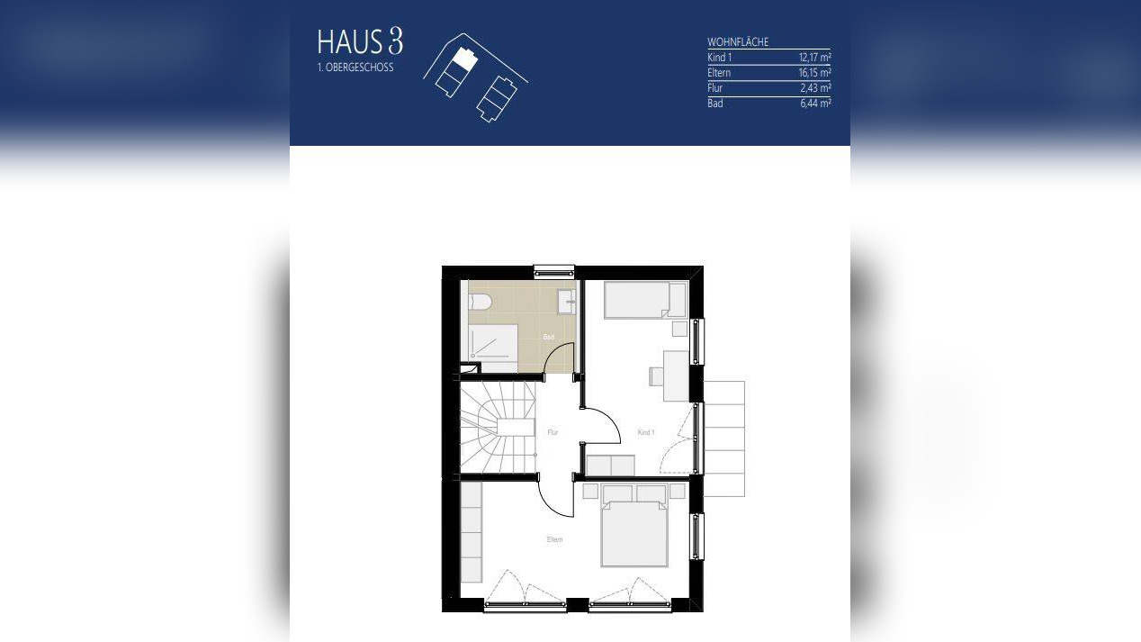 AIGNER – Haus 3: Neubau mit Konzept – Stilvolle 3-Spänner für Familien und Individualisten – 81249 München – Vorschaubild 3