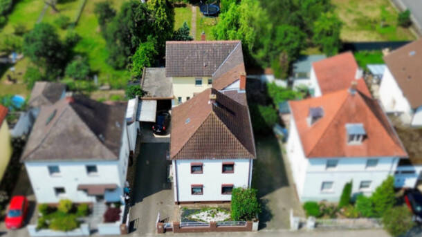 Provisionsfrei – Einzigartiges Anwesen: Zwei Häuser, großer Garten, viele Möglichkeiten, 67125 Dannstadt-Schauernheim