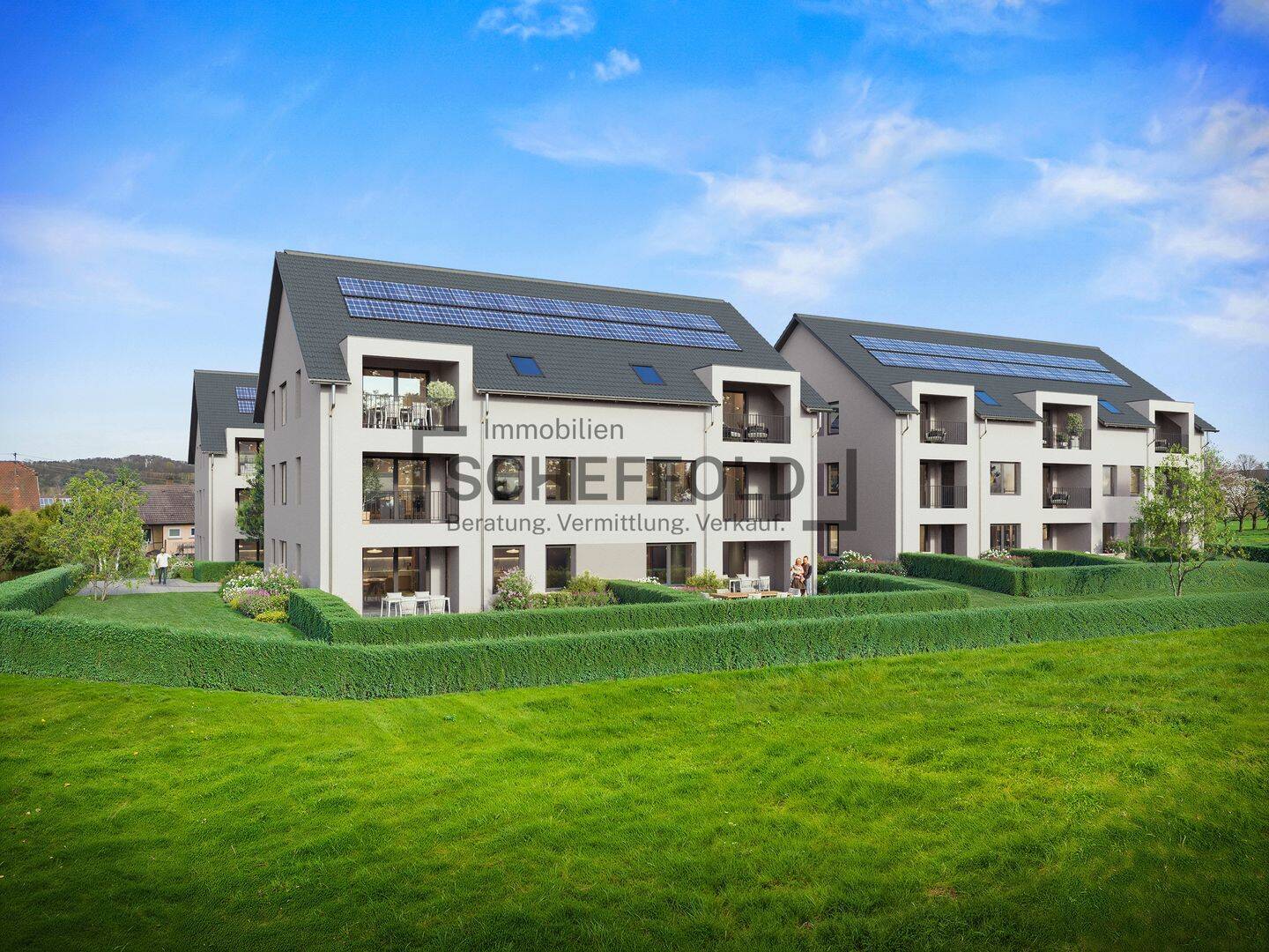Exklusiv! Stilvolle Neubau-Eigentumswohnung im Erdgeschoss mit eigenem Gartenanteil & Terrasse, 88480 Achstetten