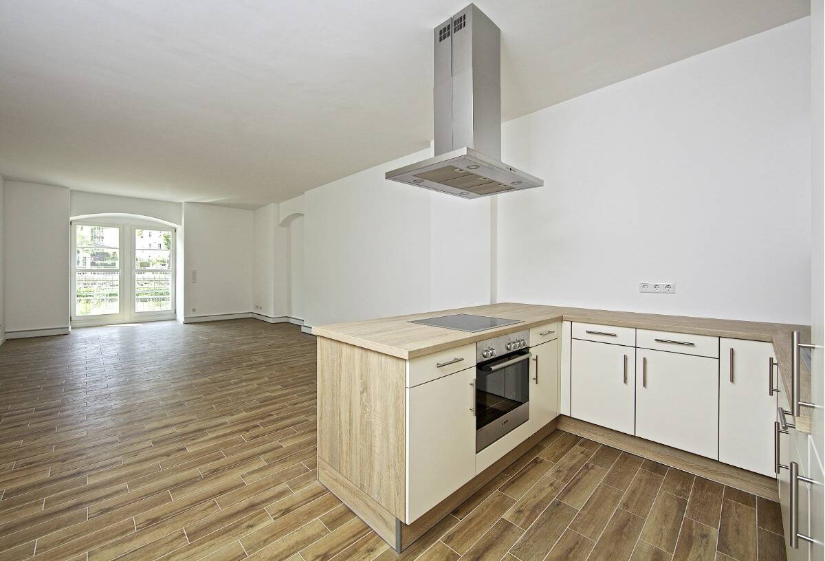 Wohntraum hinter historischen Mauern * 4 Zimmer ETW * große Terrasse * Bienertmühle-Dresden Plauen, 1187 Dresden